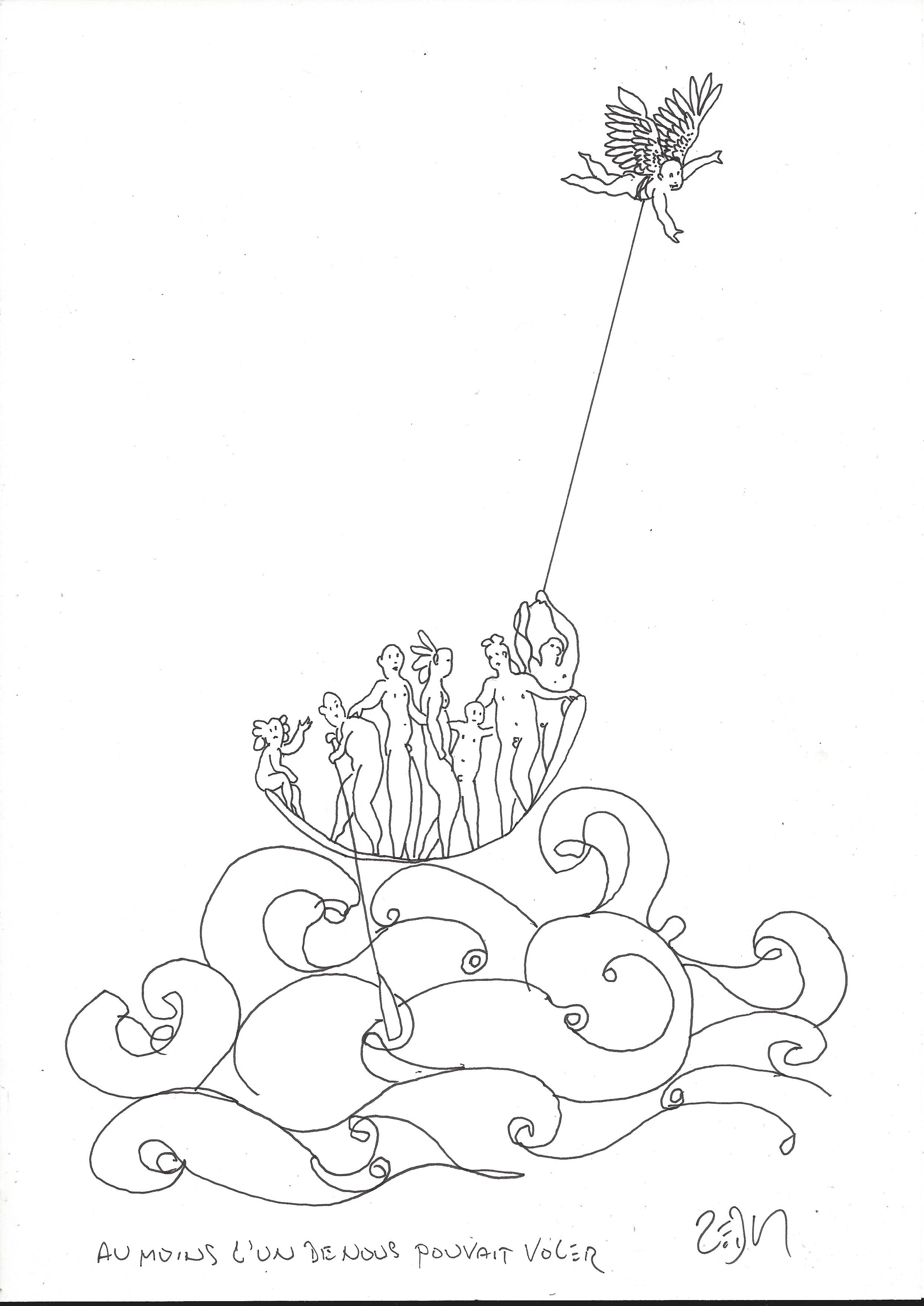 « At least one of us could fly – Au moins l’un de nous pouvait voler »