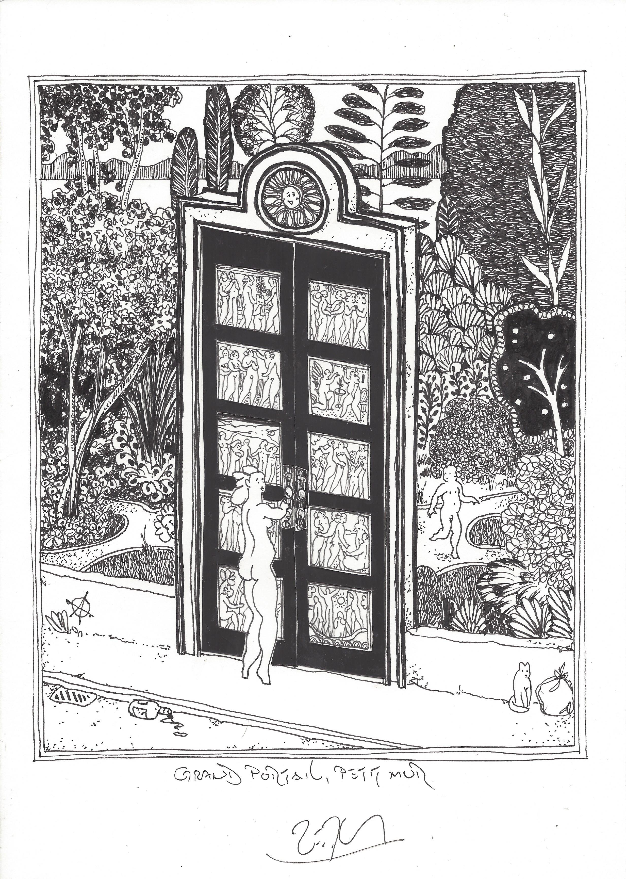 « Big door, small wall – Grand portail, petit mur »