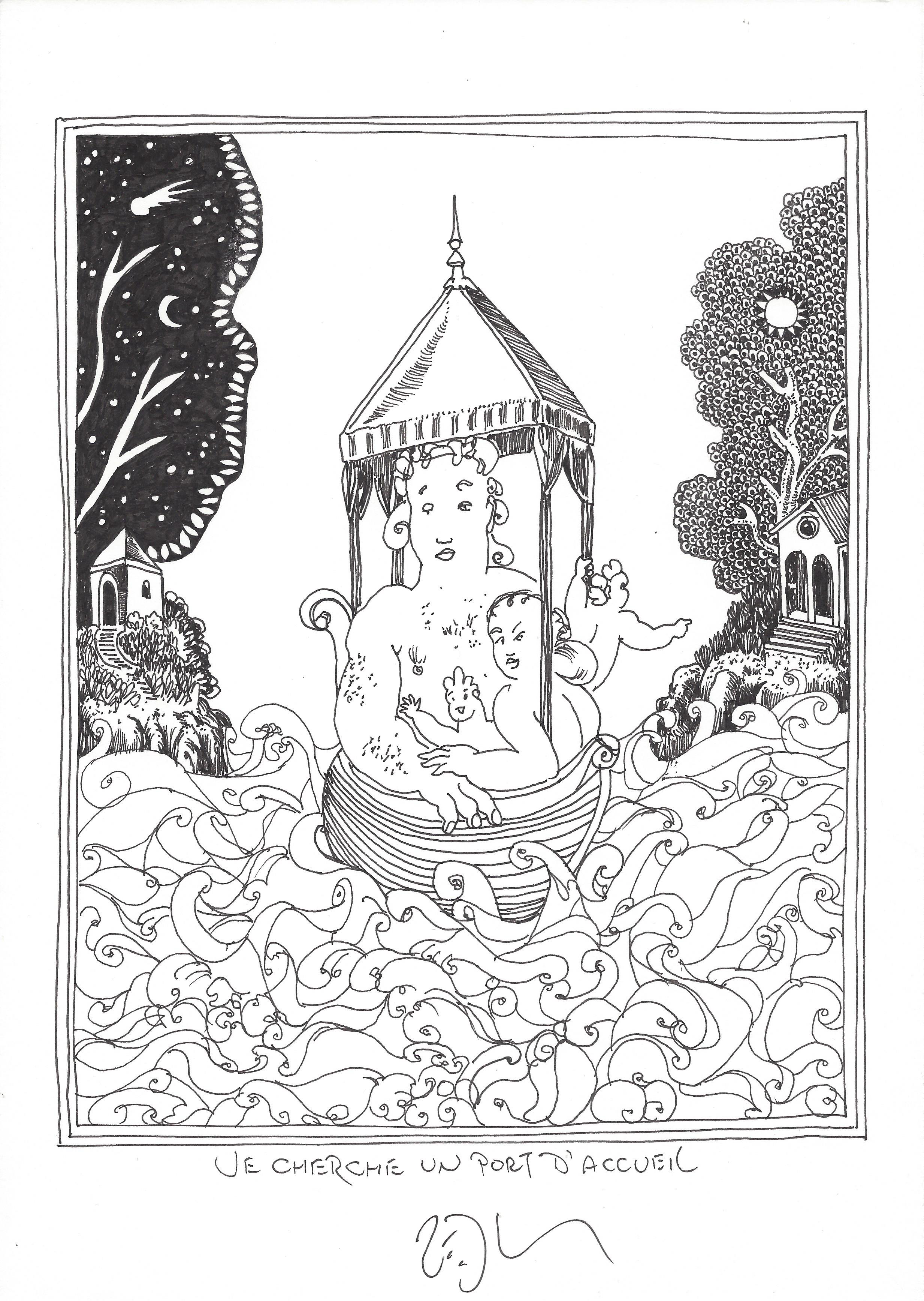 « I seek a welcome harbour – Je cherche un port d’accueil »