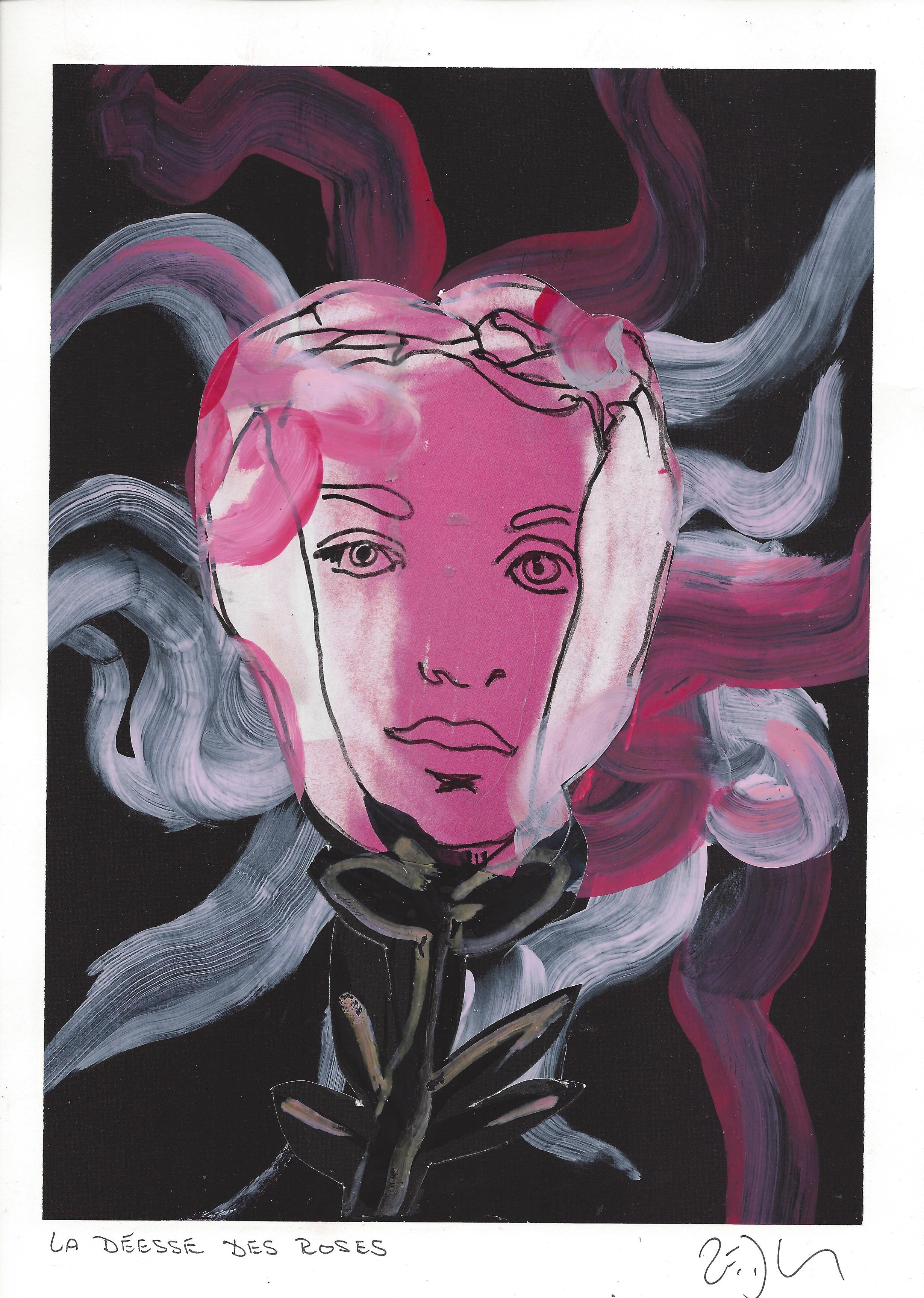 « The goddess of roses – La déesse des roses »