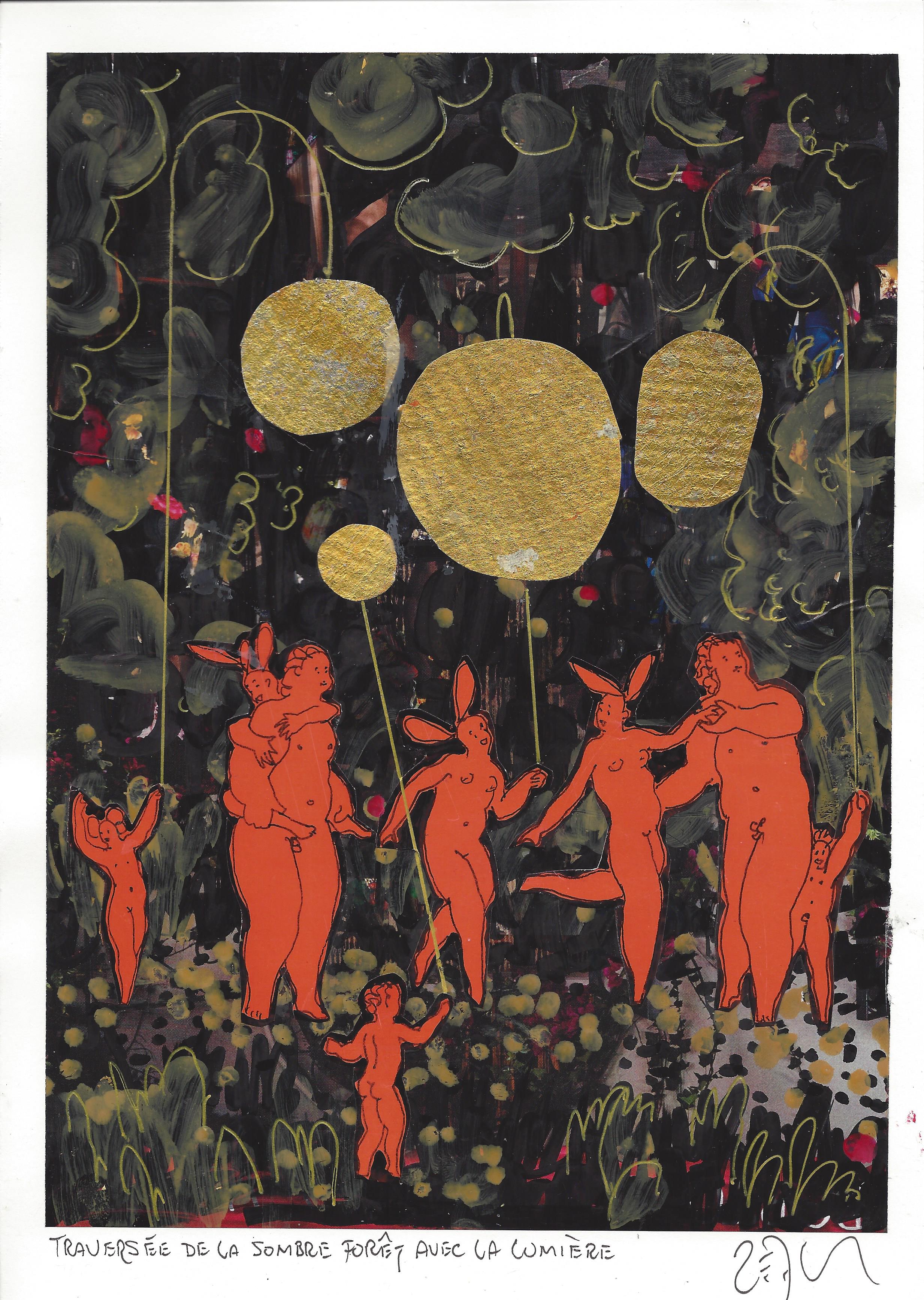 « Through the dark forest with light – Traversée de la sombre forêt avec la lumière »