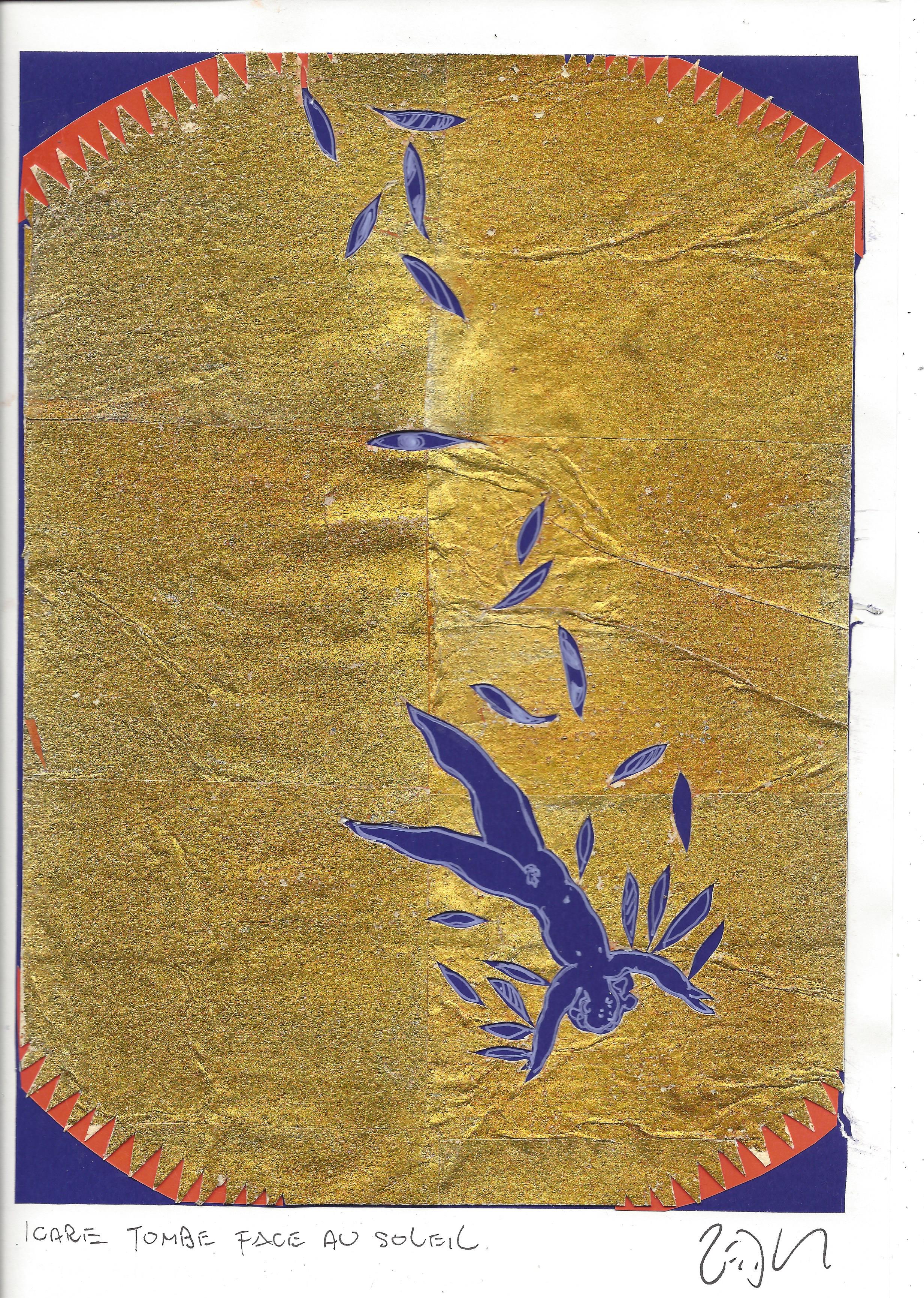 « Icarus falls across the face of the sun – Icare tombe face au soleil »