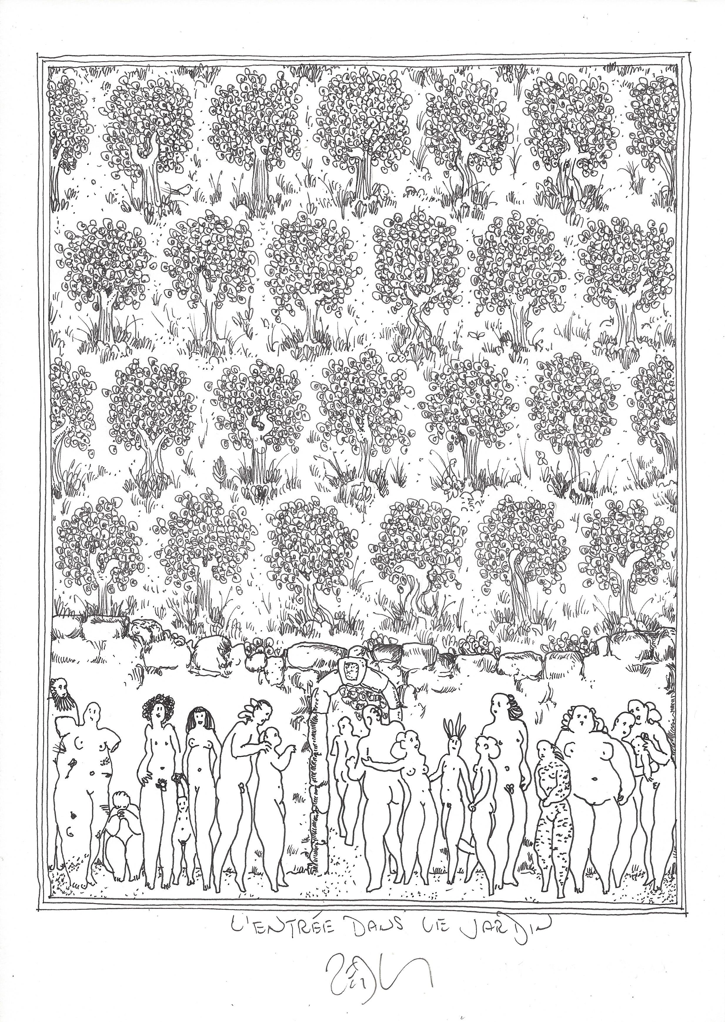 « Into the garden – L’entrée dans le jardin »