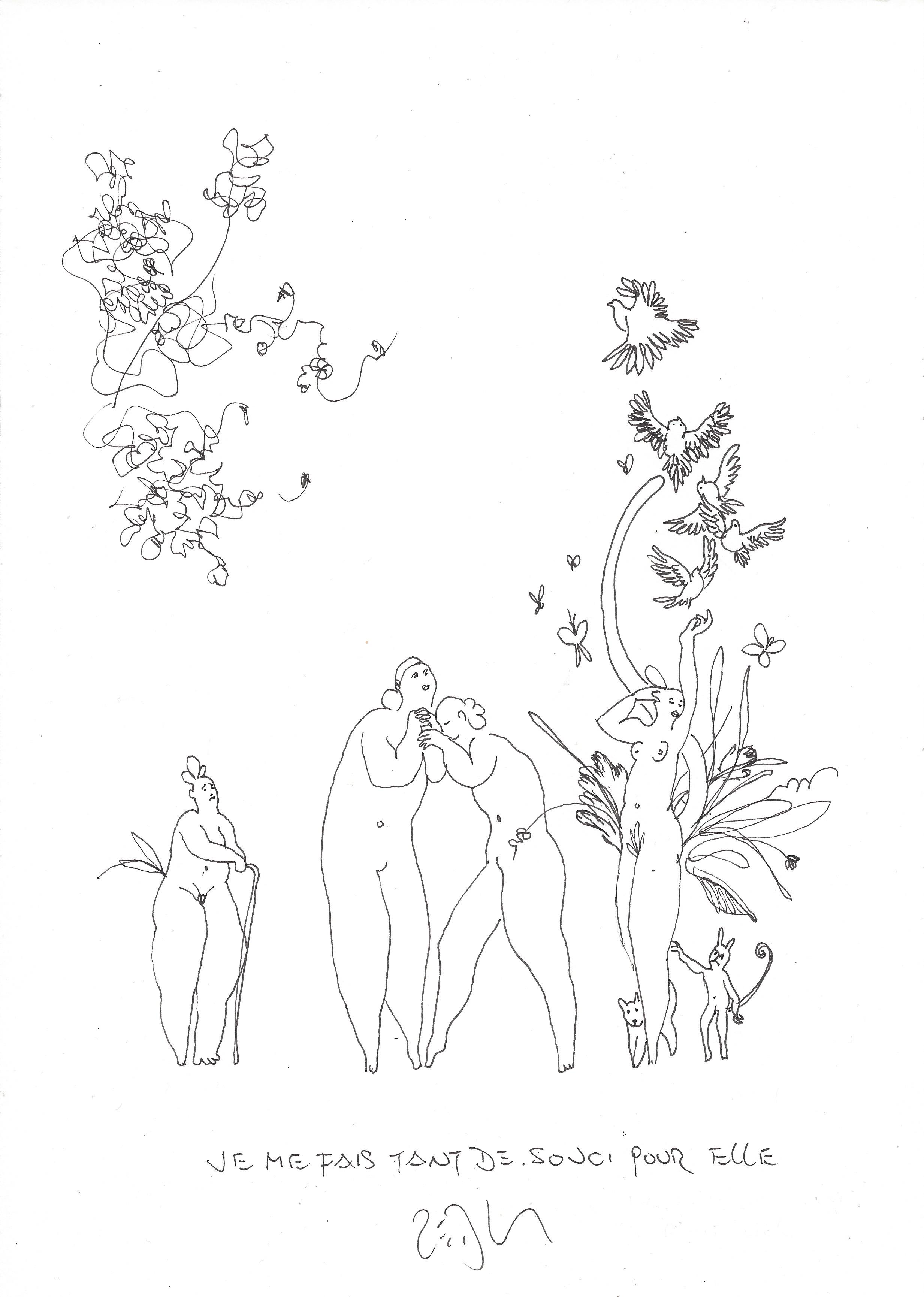 « I worry so much about her – Je me fais tant de souci pour elle »