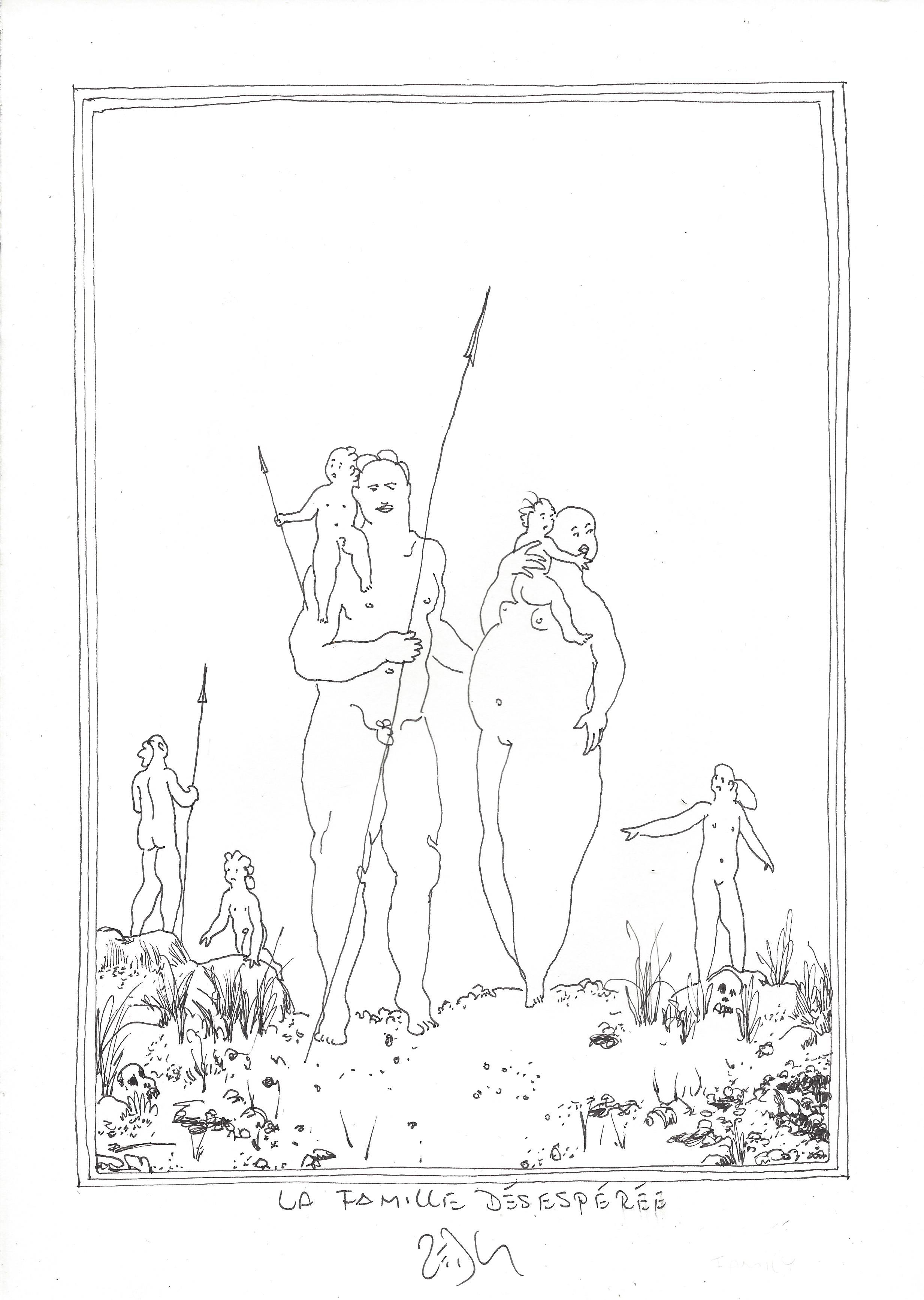 « The desperate family – La famille désespérée »