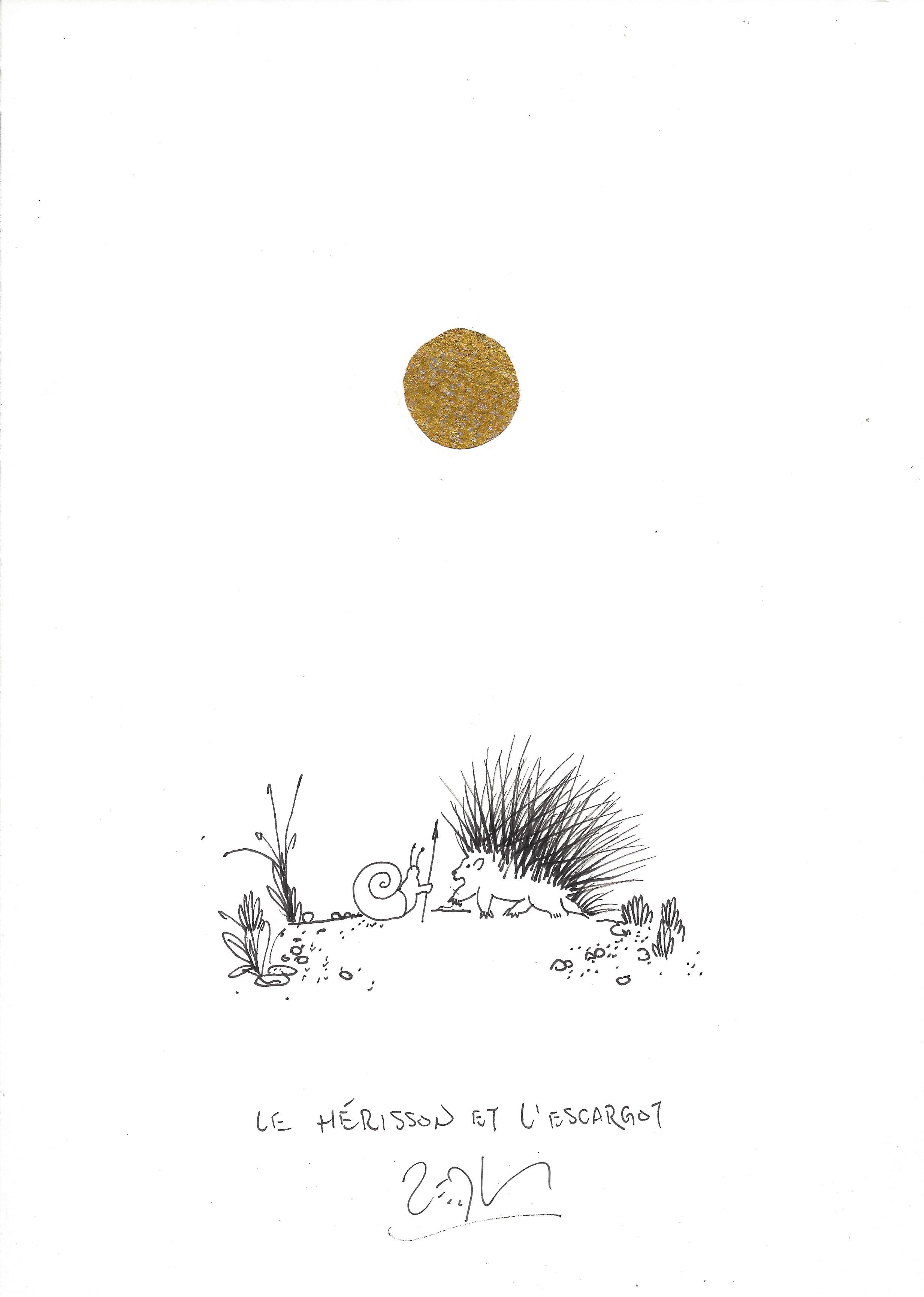 « The hedgehog and the snail – Le hérisson et l’escargot »