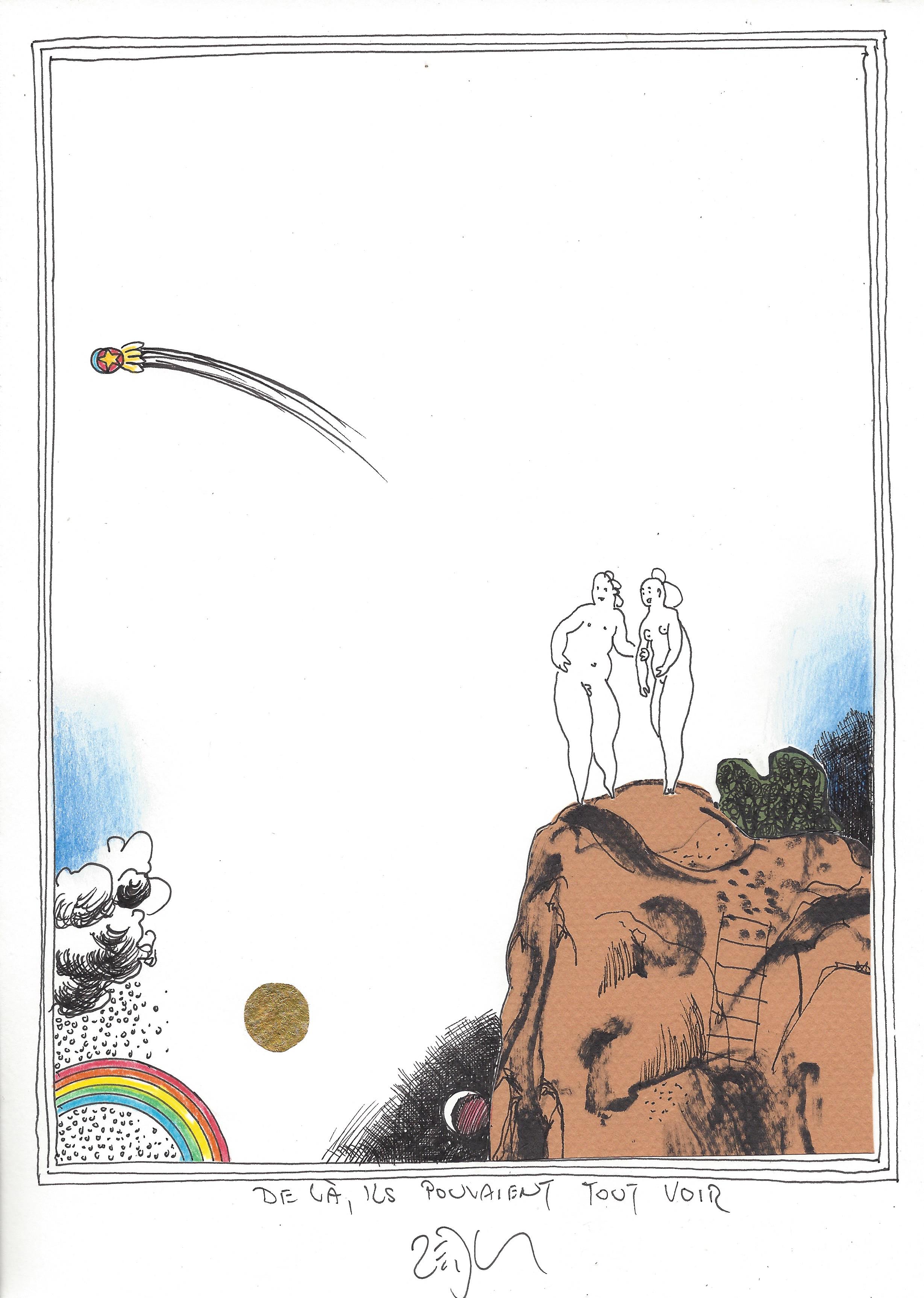 « From here they could see everything – De là, ils pouvaient tout voir »