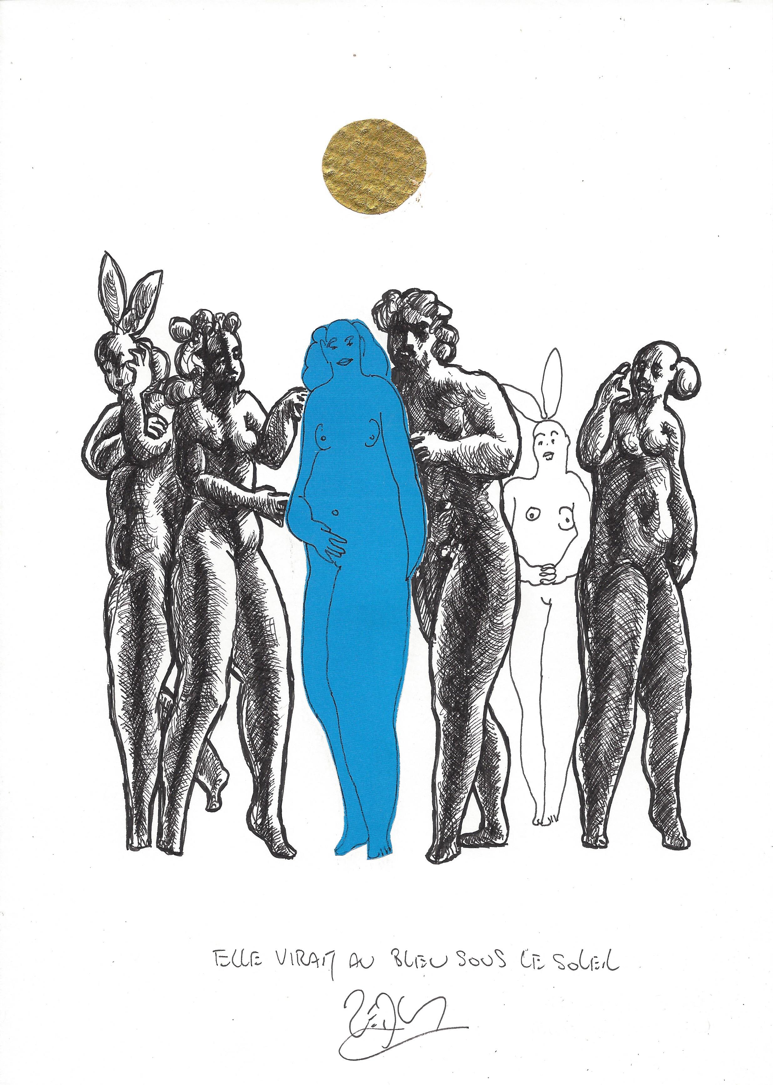 « She would turn blue in the sun – Elle virait au bleu sous le soleil »