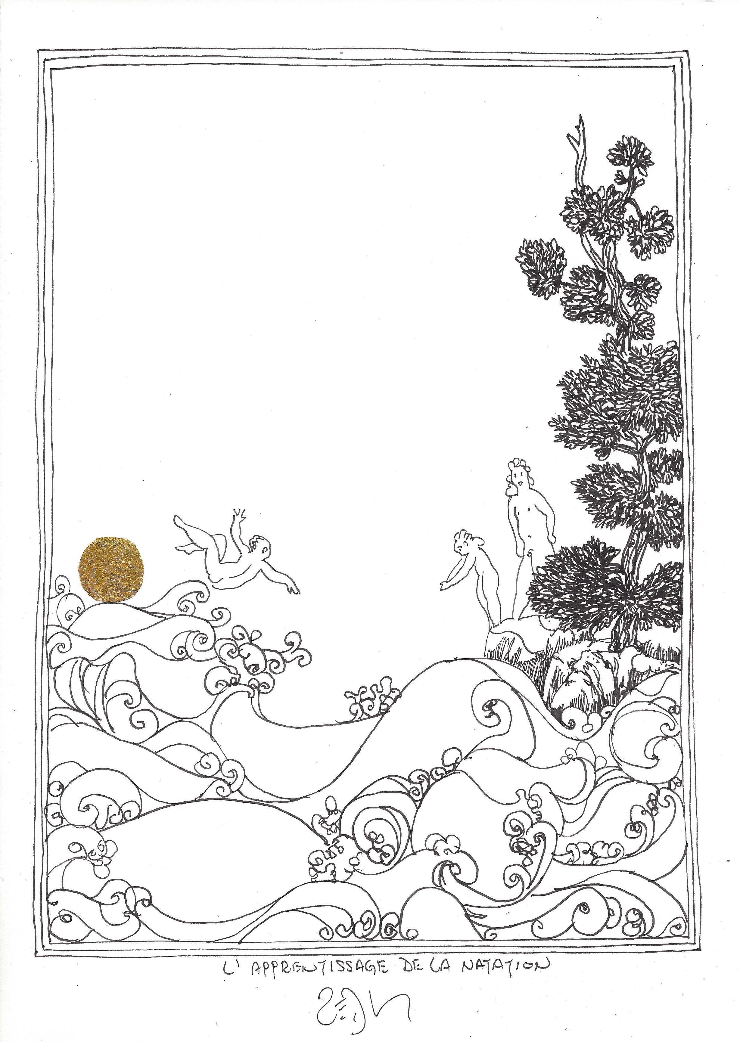 « Learning how to swim – L’apprentissage de la natation »