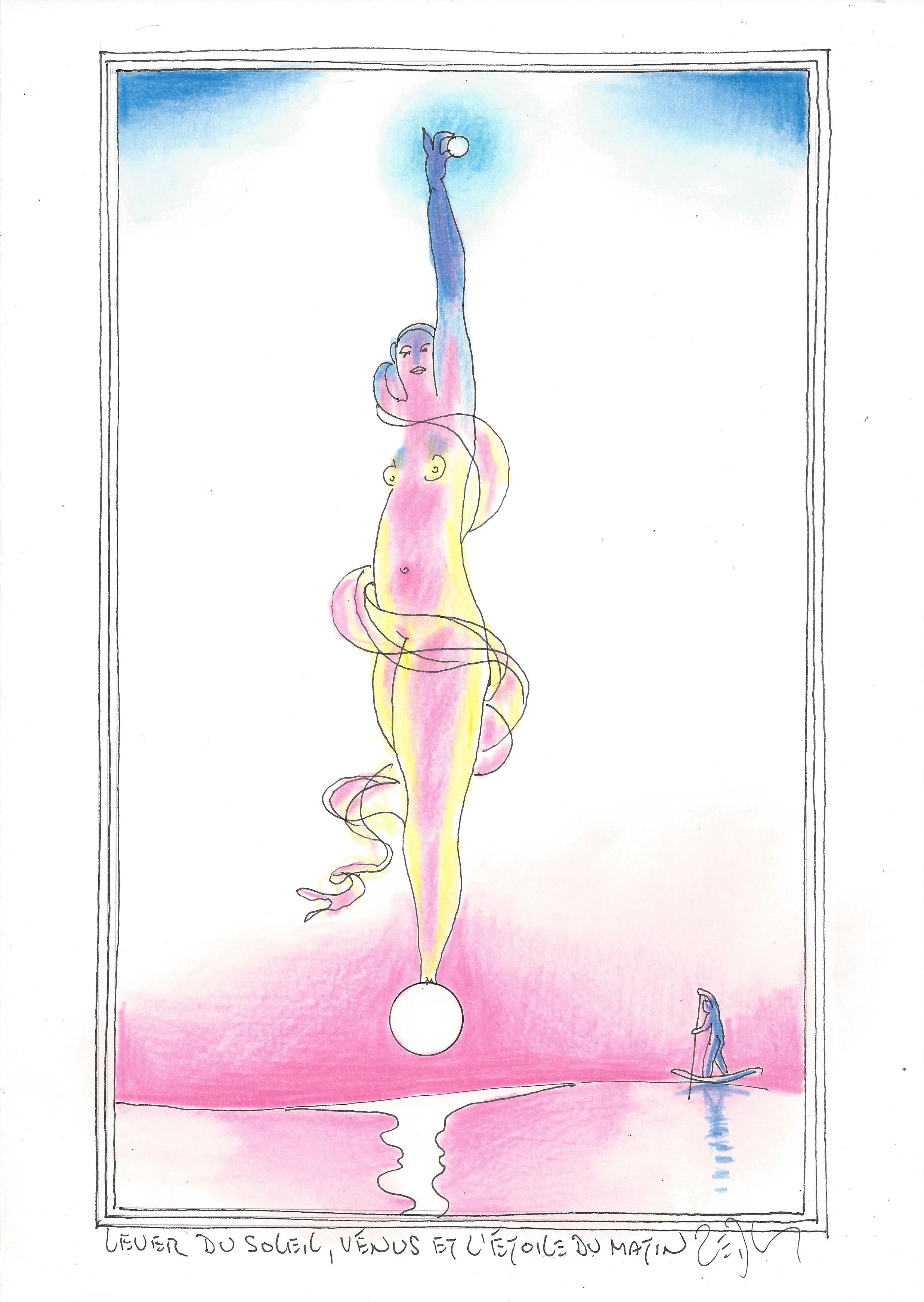 « Sunrise, Venus, and the morning star – Lever du soleil, Vénus et l’étoile du matin »