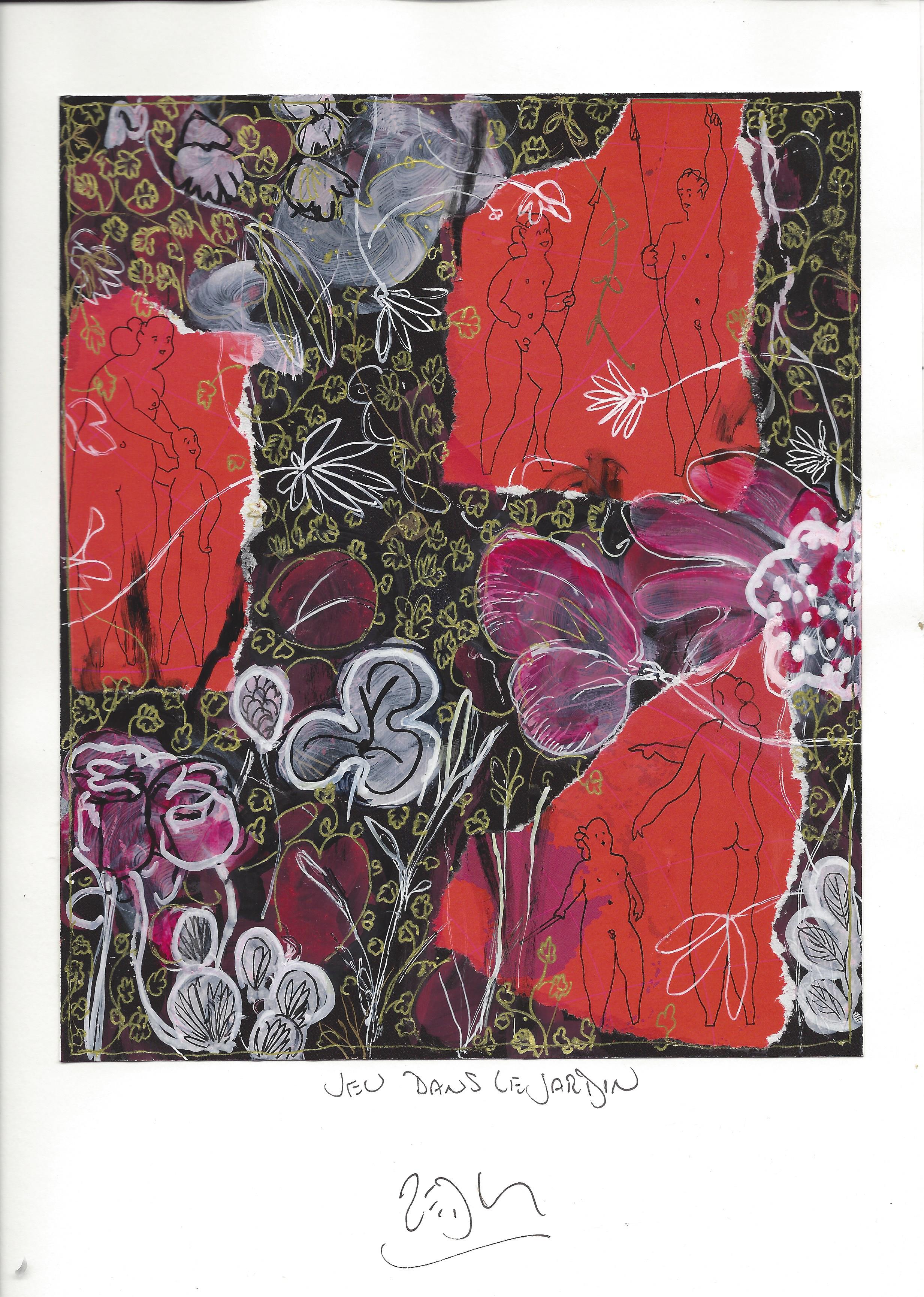 « Game in the garden – Jeu dans le jardin »
