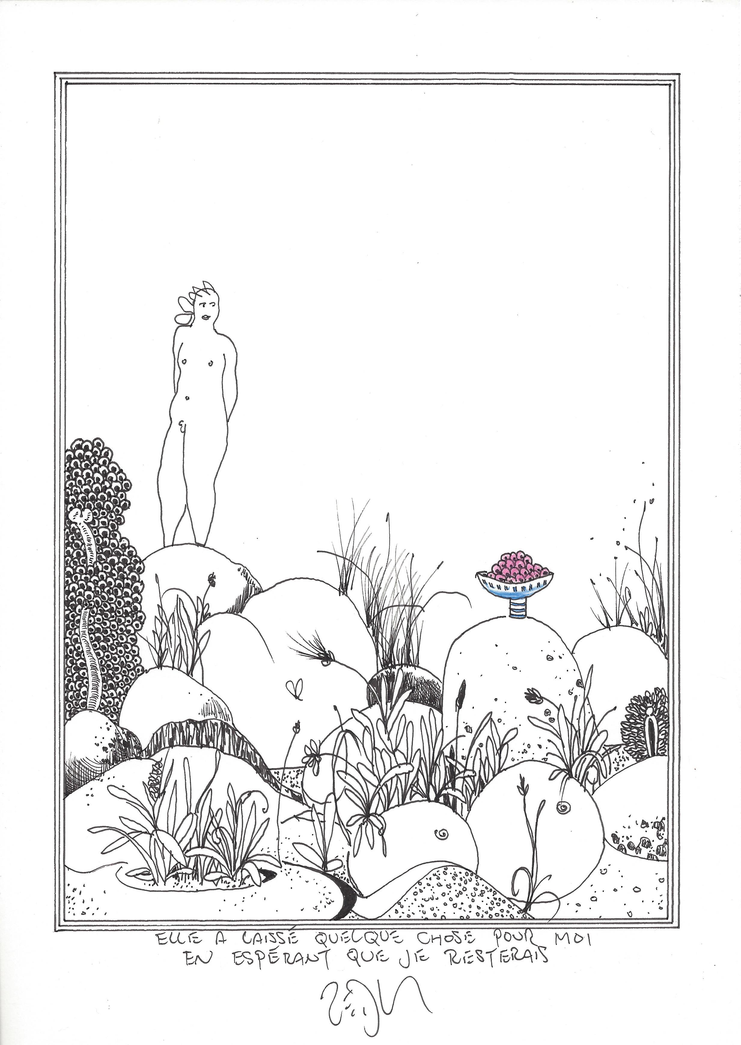 « She left a little something out for me, hoping I would stay – Elle à laissé quelque chose pour moi, en espérant que je resterais »