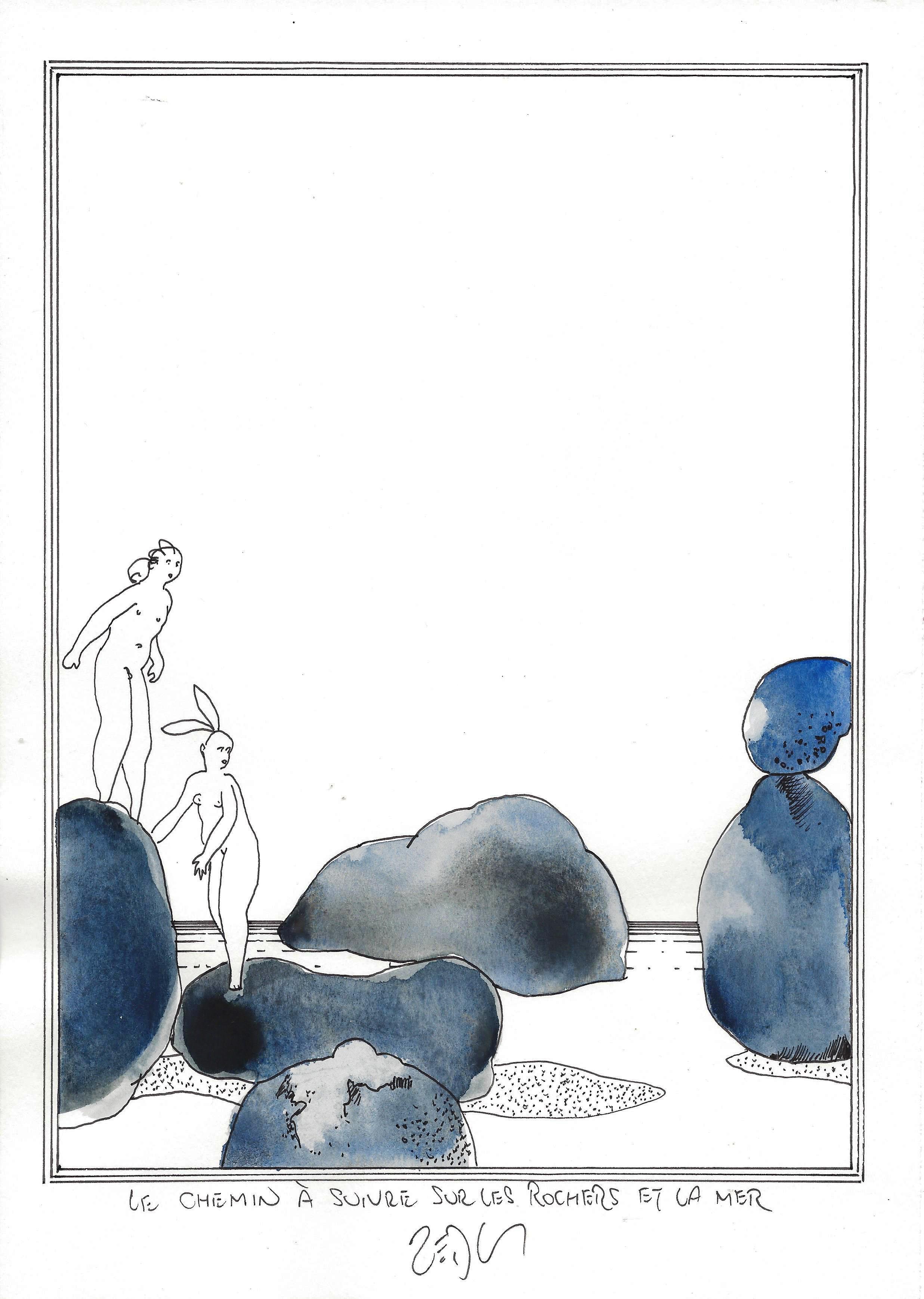 « Picking a way over stone and sea – Le chemin à suivre sur les rochers et la mer »
