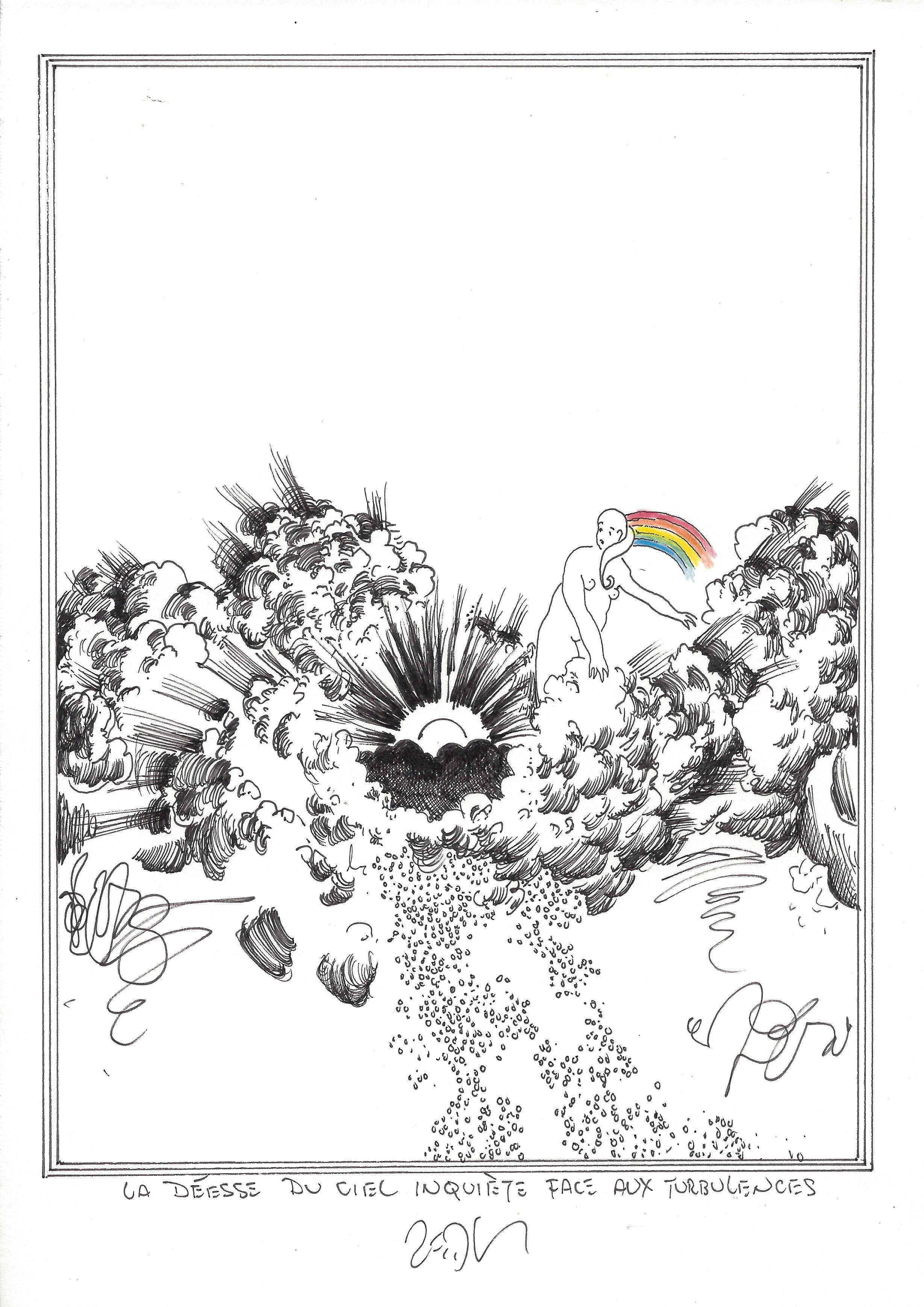 « The uneasy goddess of the restless sky – La déesse du ciel inquiète face aux turbulences »