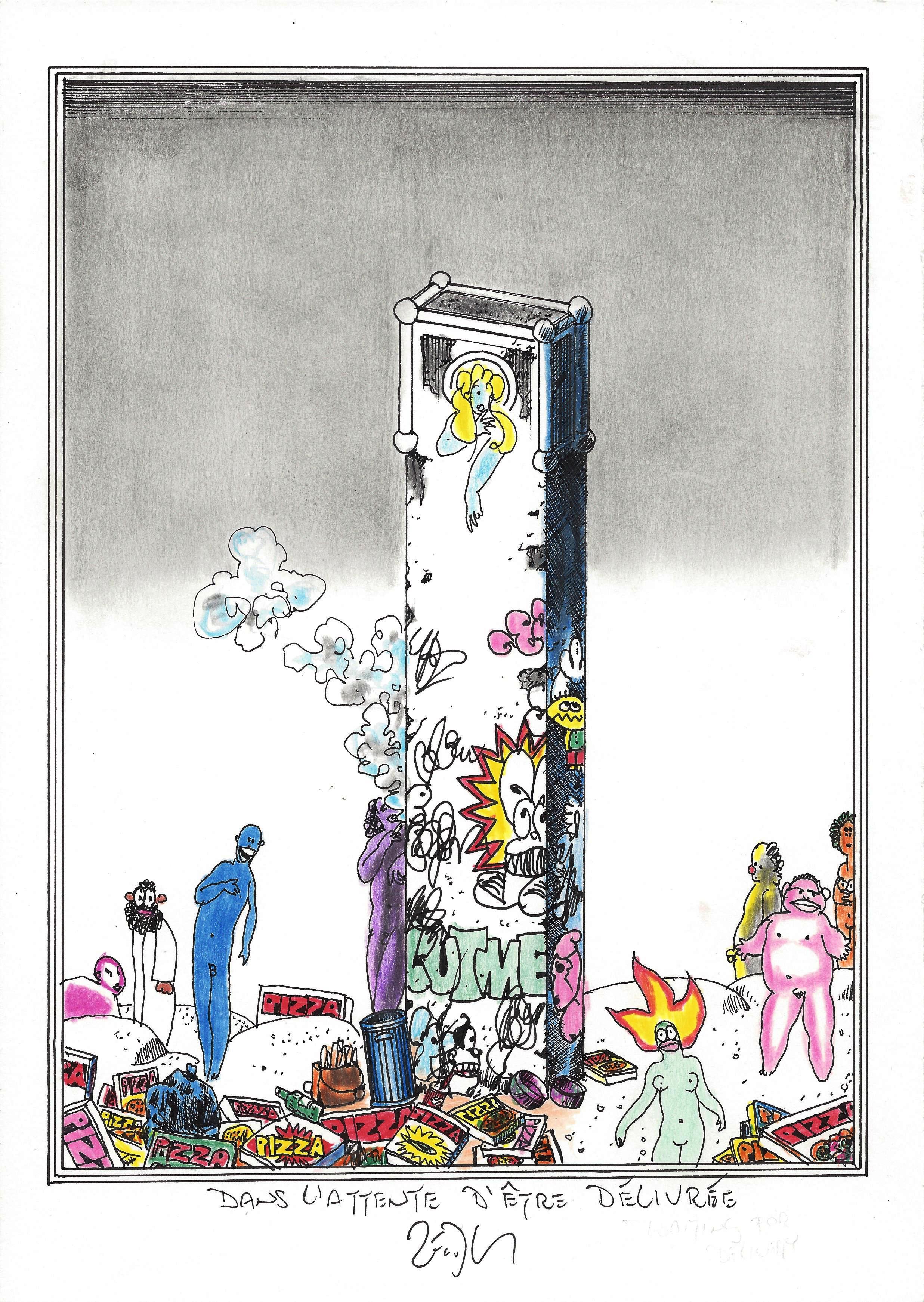 « Waiting for delivery – Dans l’attente d’être délivrée »