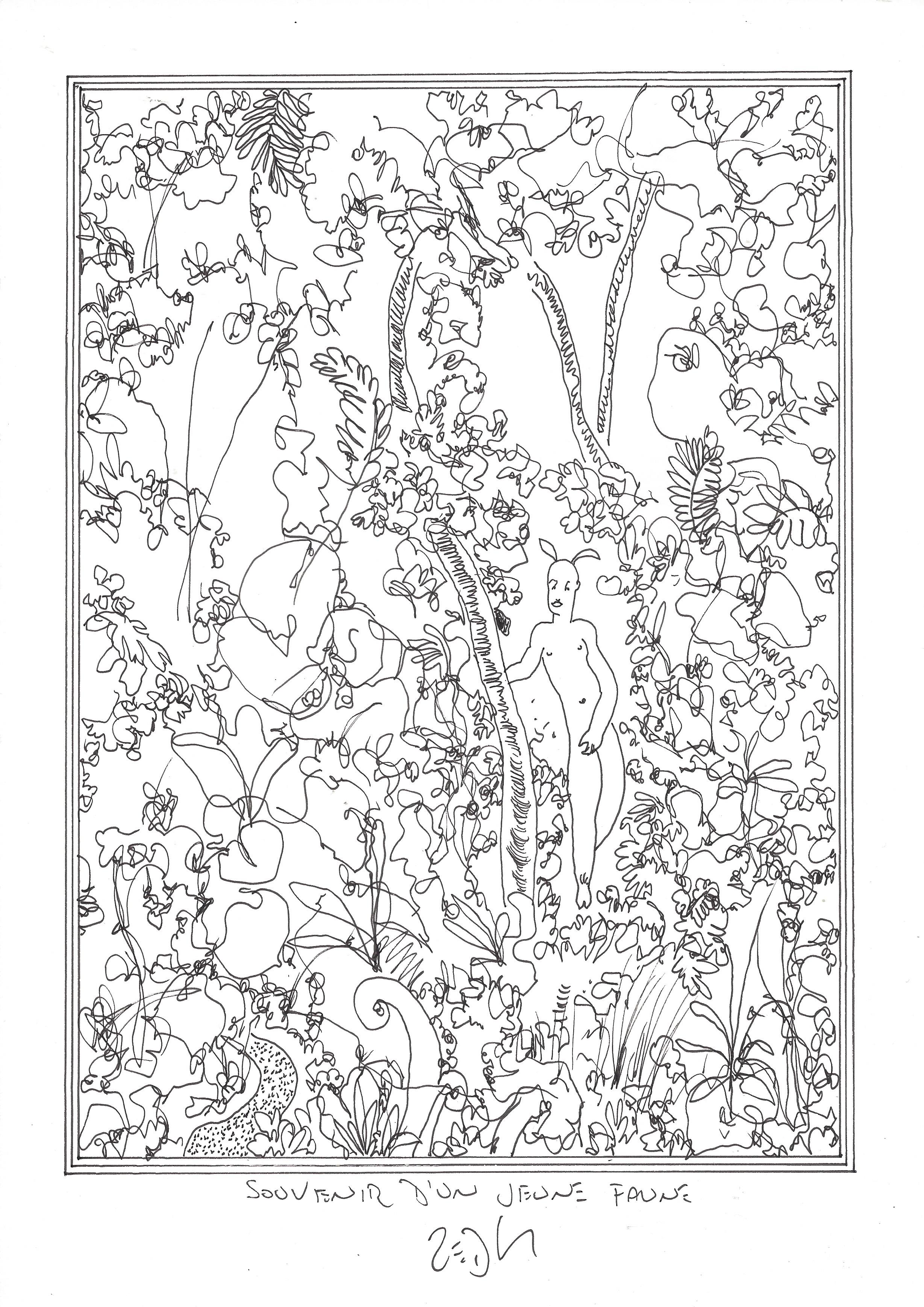 « Souvenir of a young faun – Souvenir d’un jeune faune »