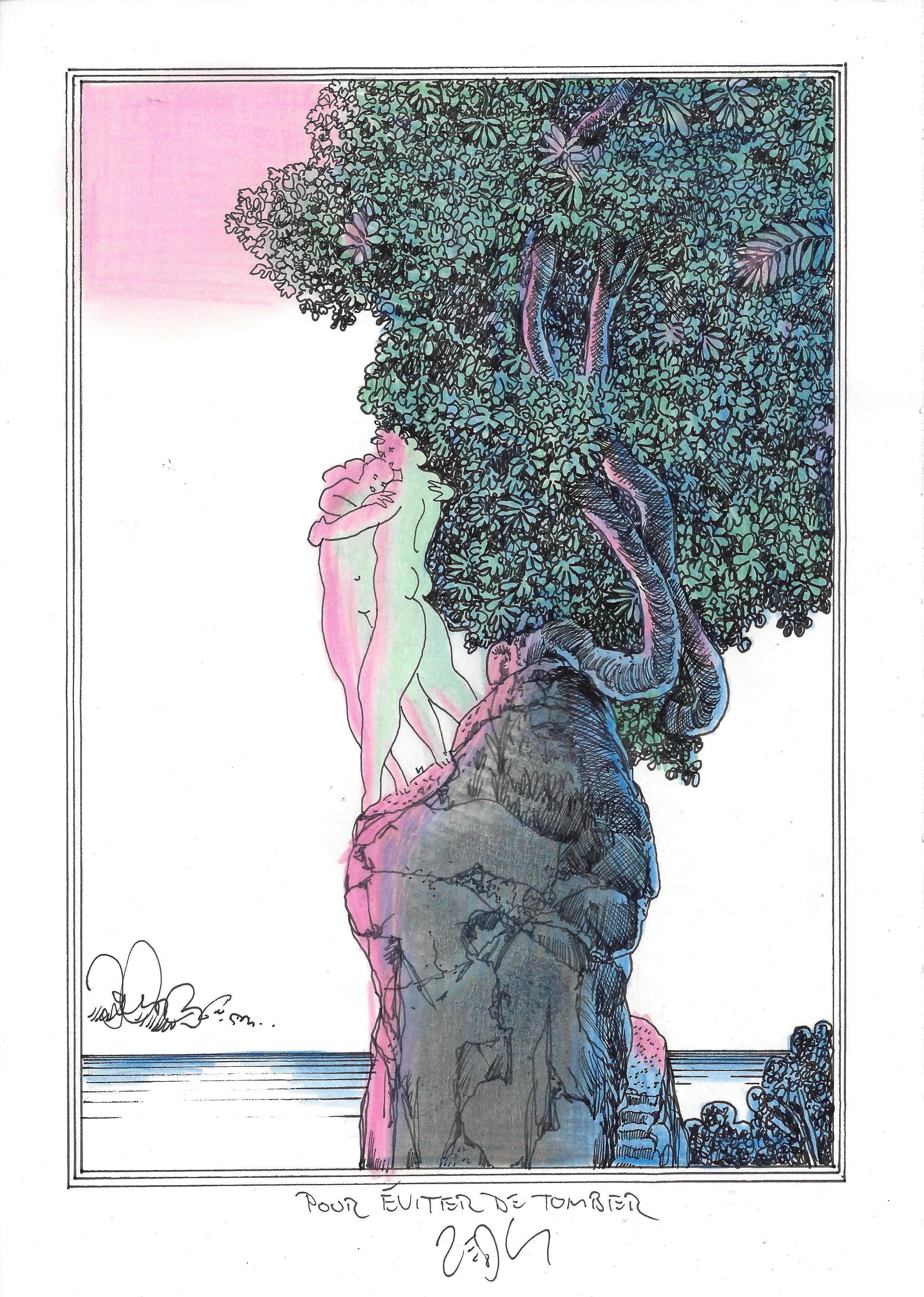 « To keep from falling – Pour éviter de tomber »