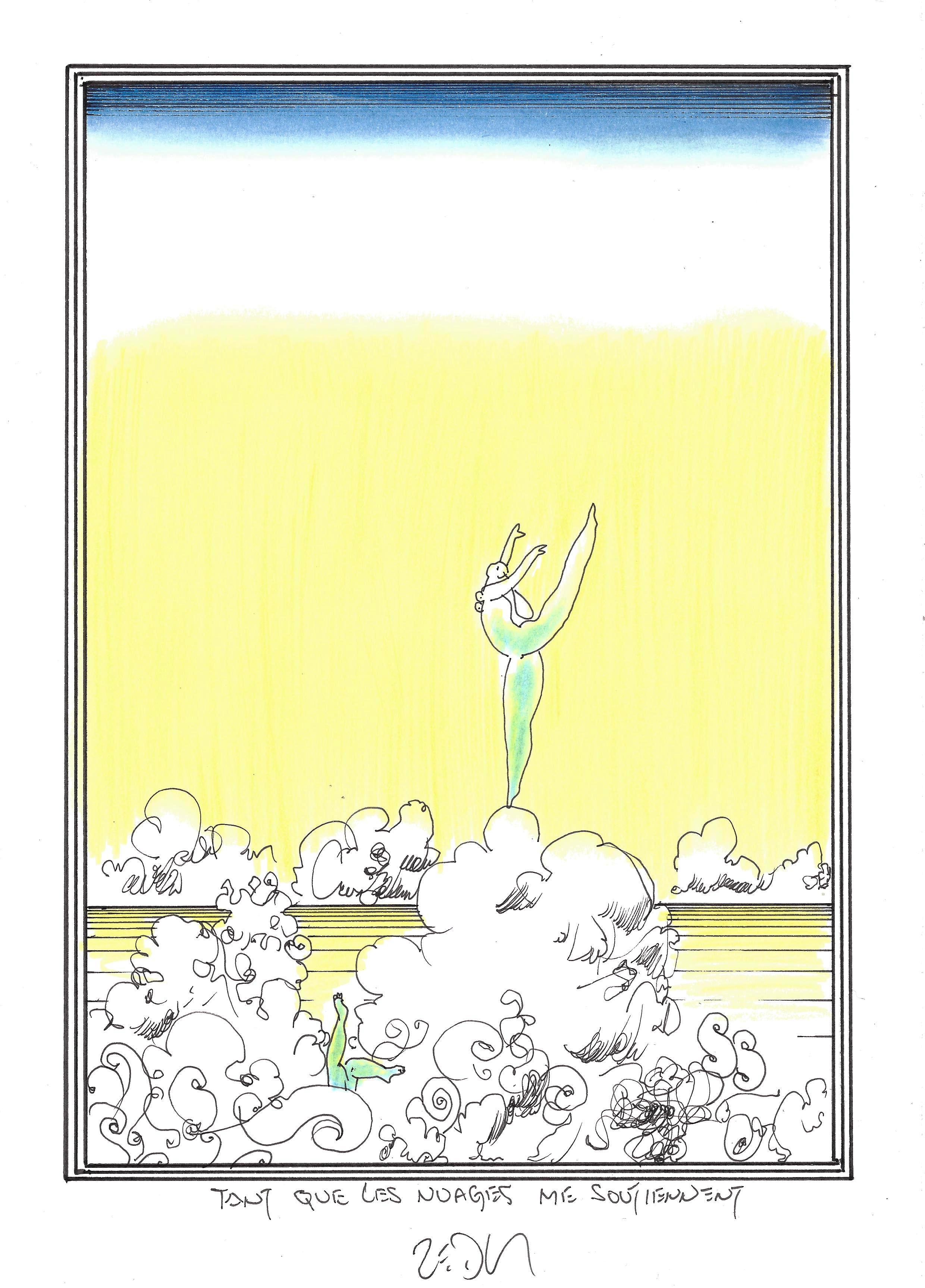 « As long as the clouds could support me – Tant que les nuages me soutiennent »