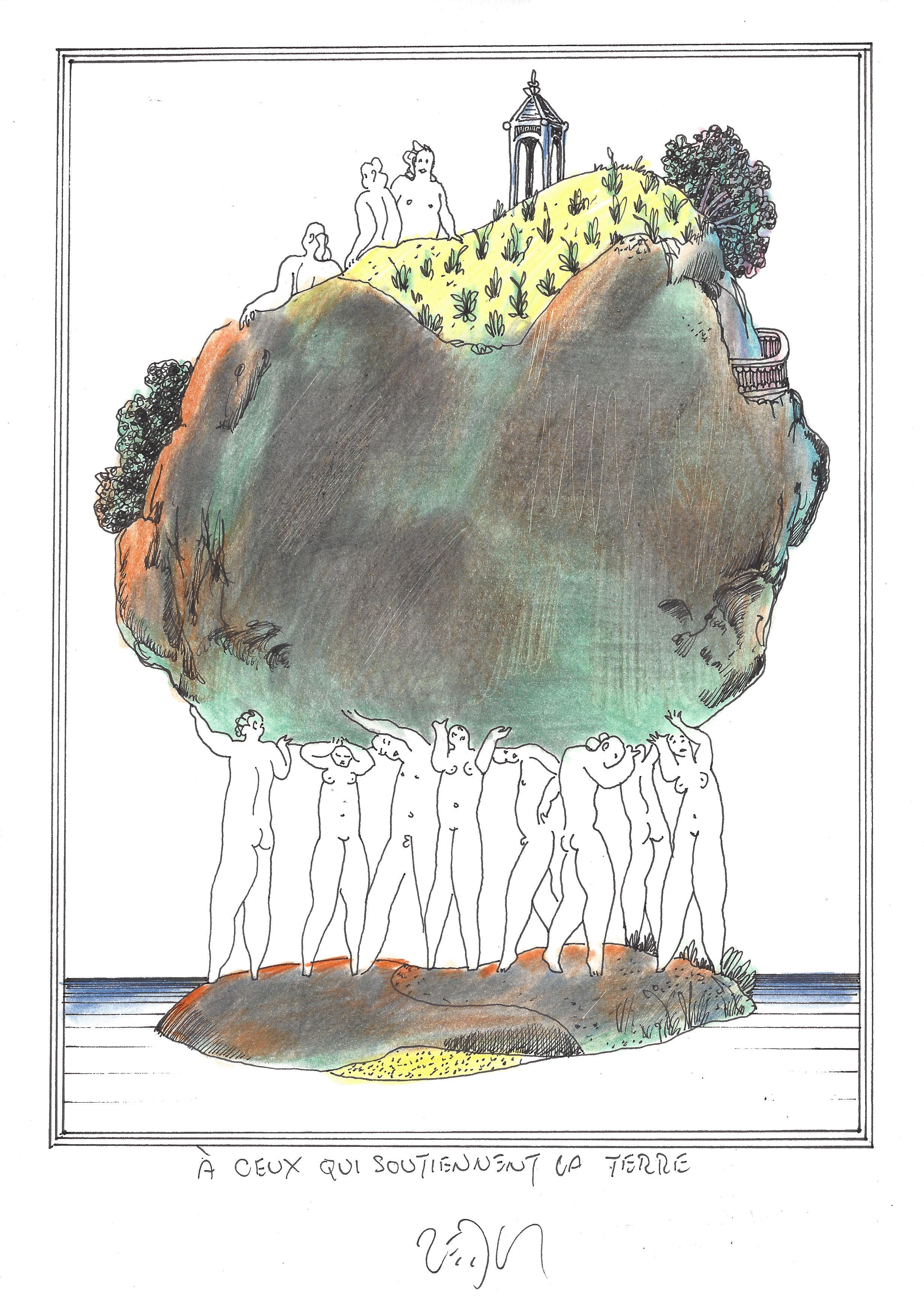 « To those that hold up the earth – À ceux qui soutiennent la terre »