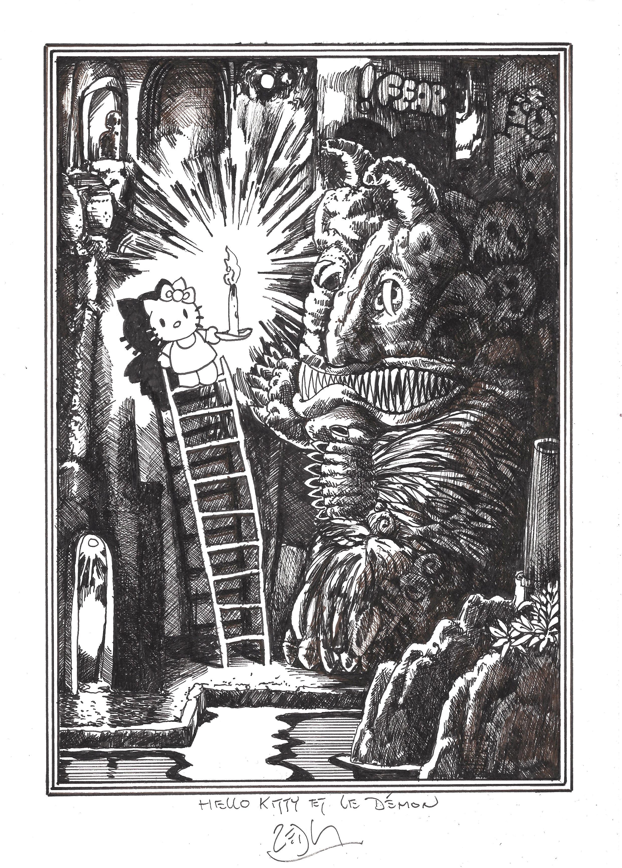 « Hello Kitty and the demon – Hello Kitty et le démon »