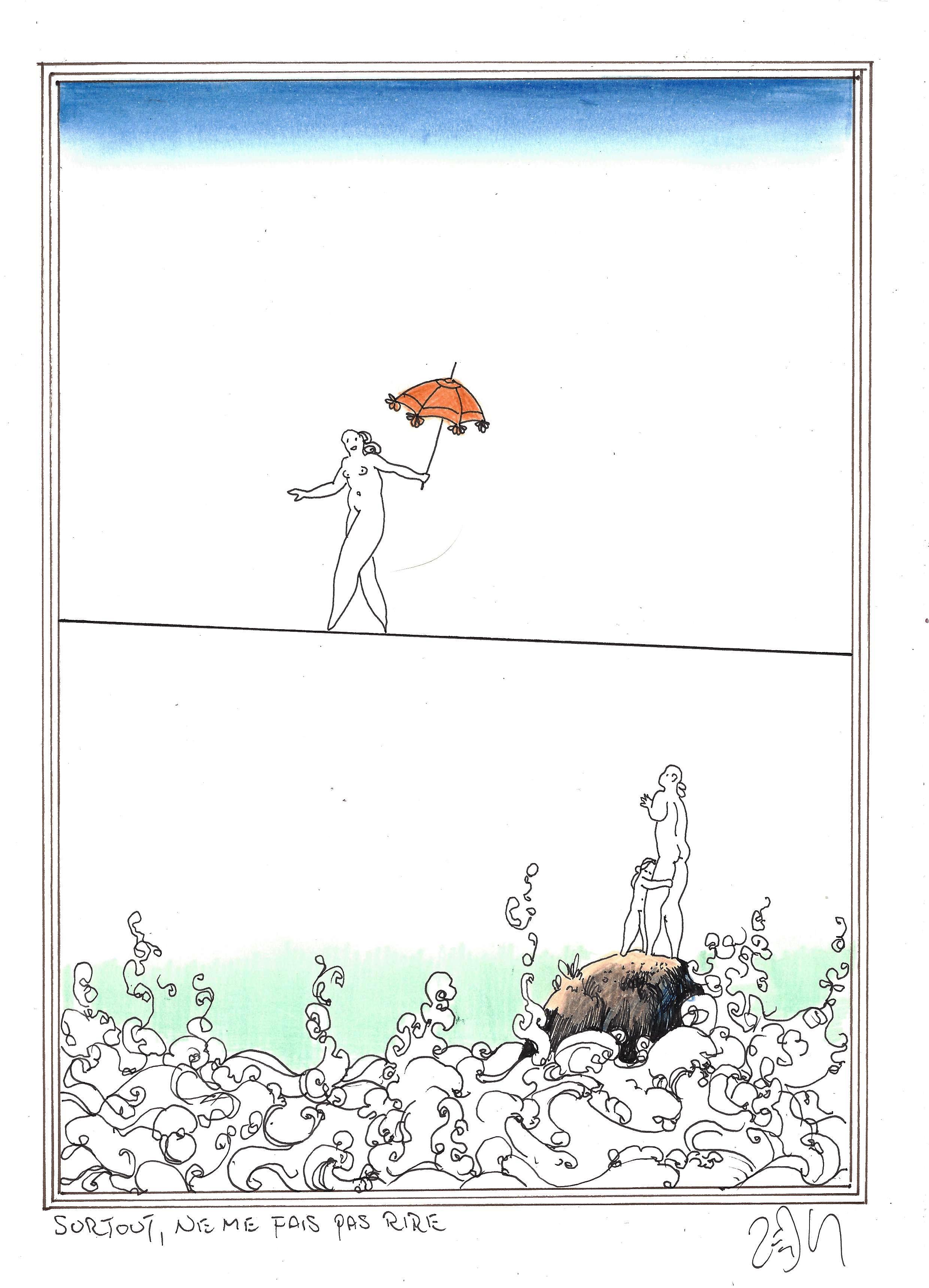 « Don’t make me laugh – Surtout, ne me fait pas rire »