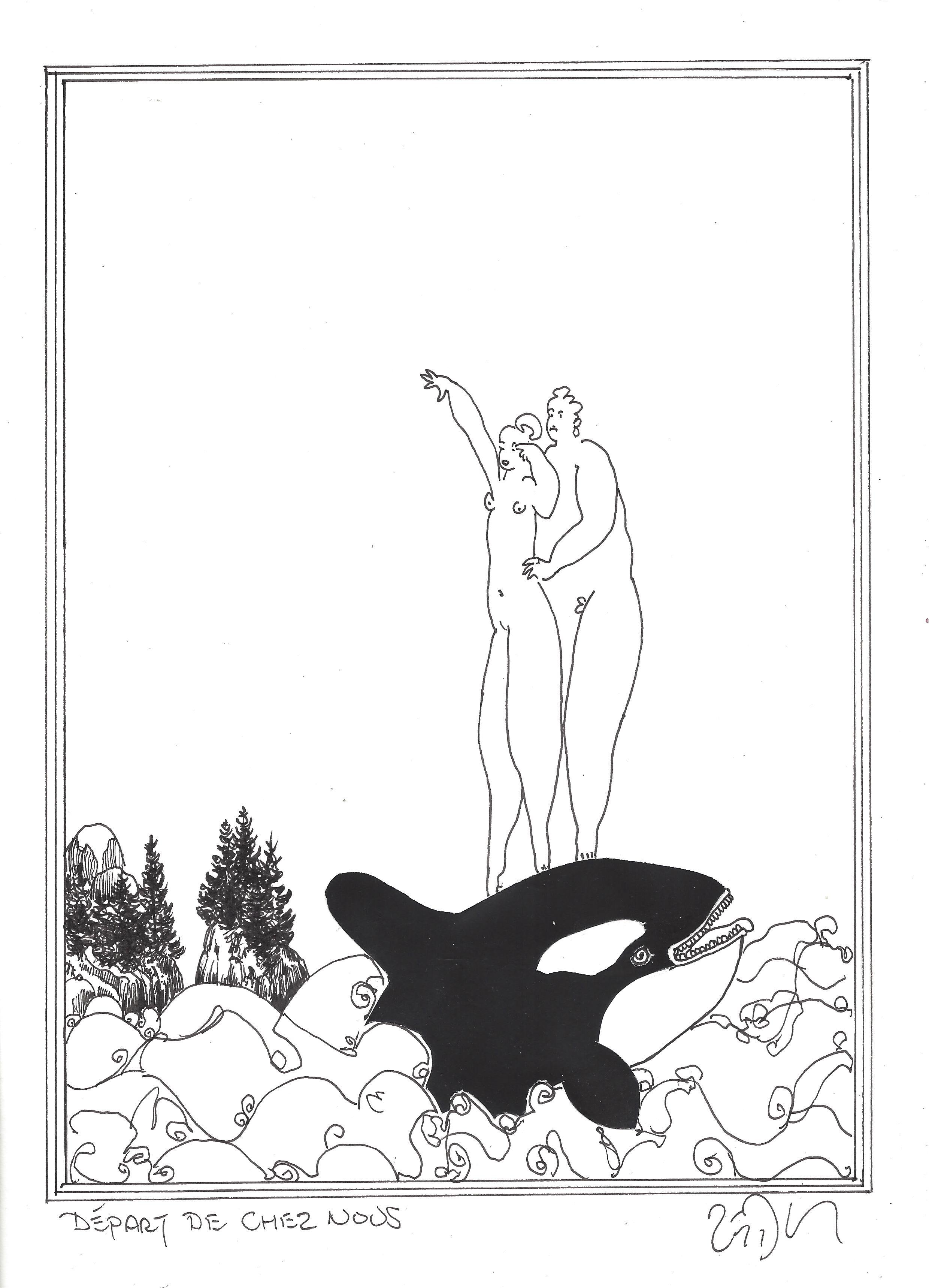 « Leaving home – Départ de chez nous »