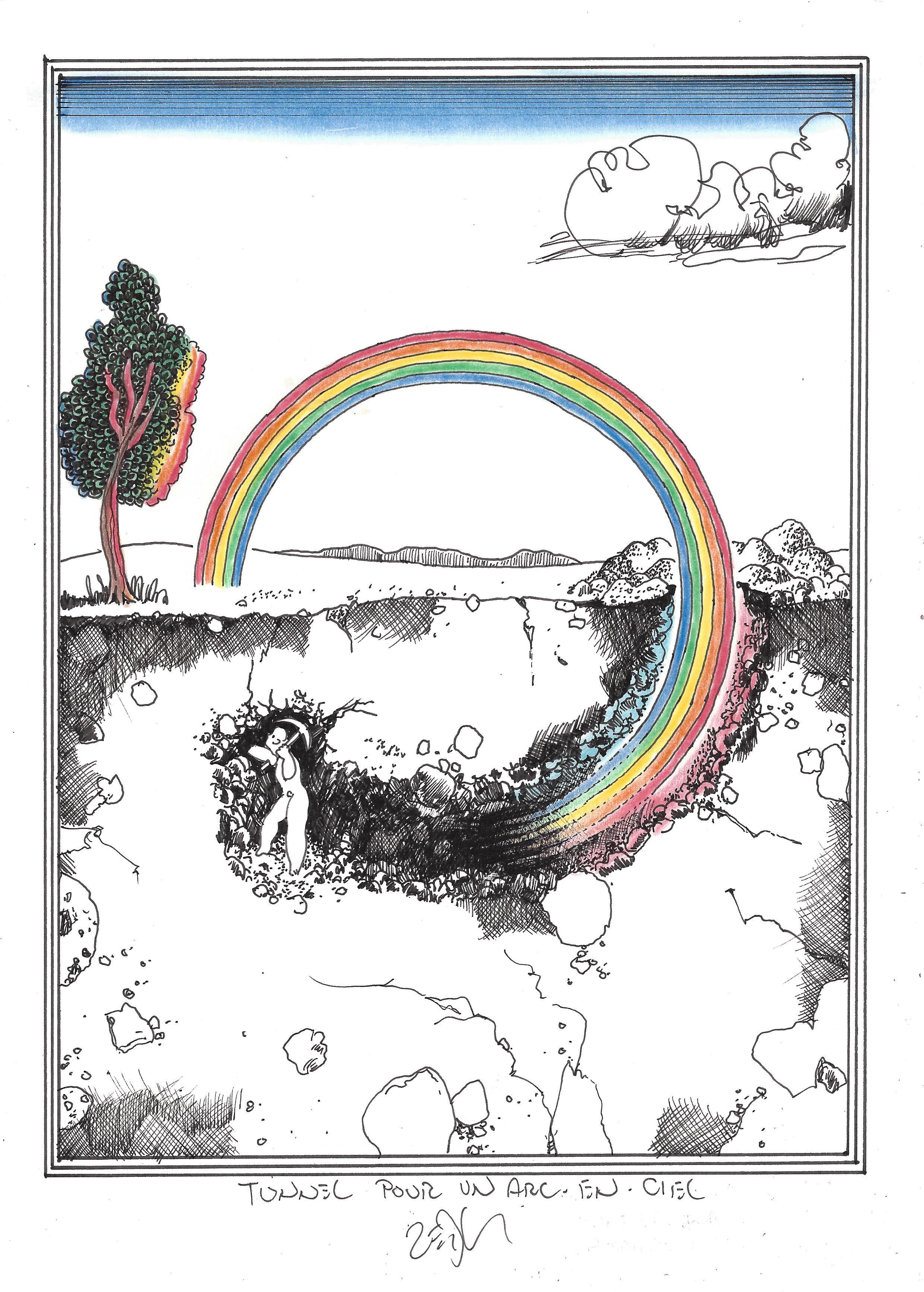 « Tunnel for a rainbow – Tunnel pour un arc-en-ciel »