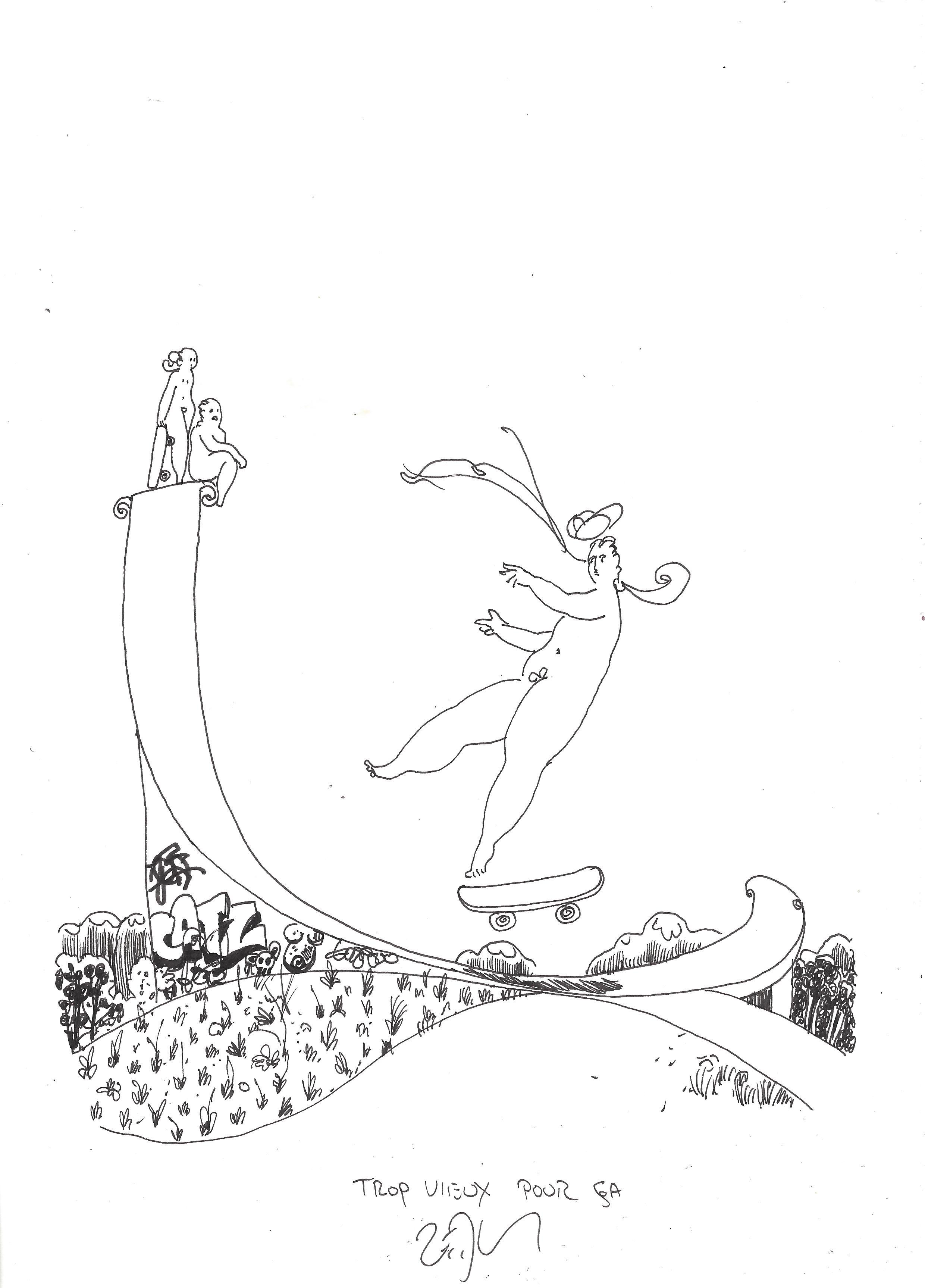 « Too old for this – Trop vieux pour ça »