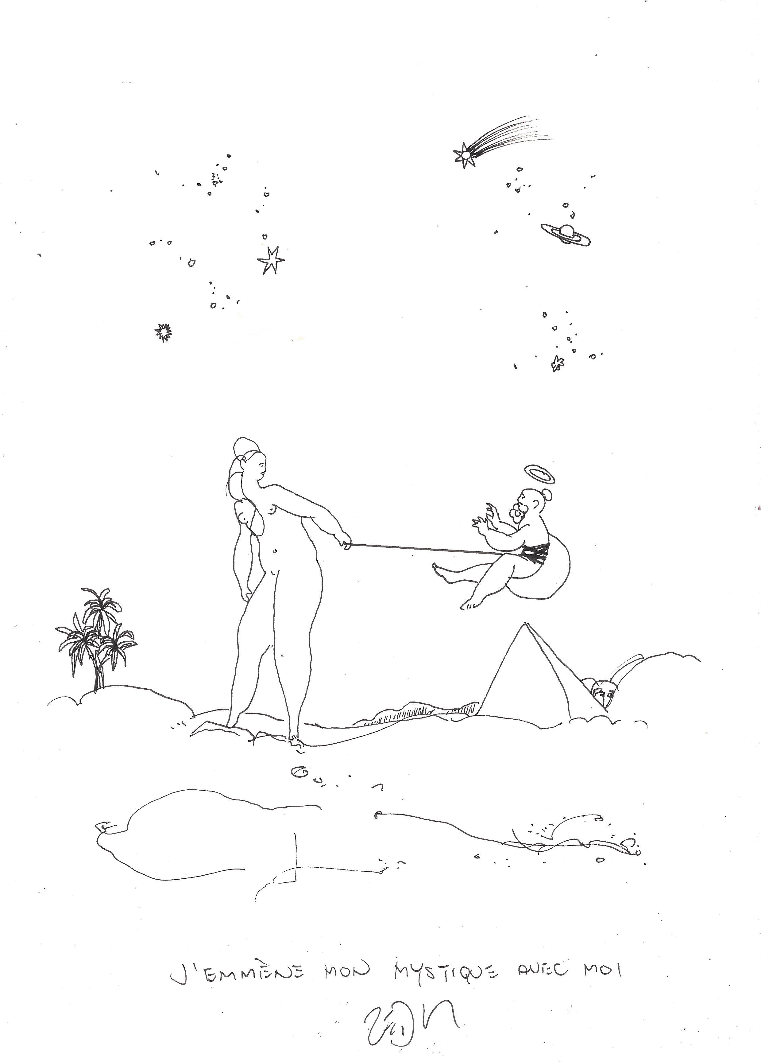 « Taking my mystic with me – J’emmène mon mystique avec moi »