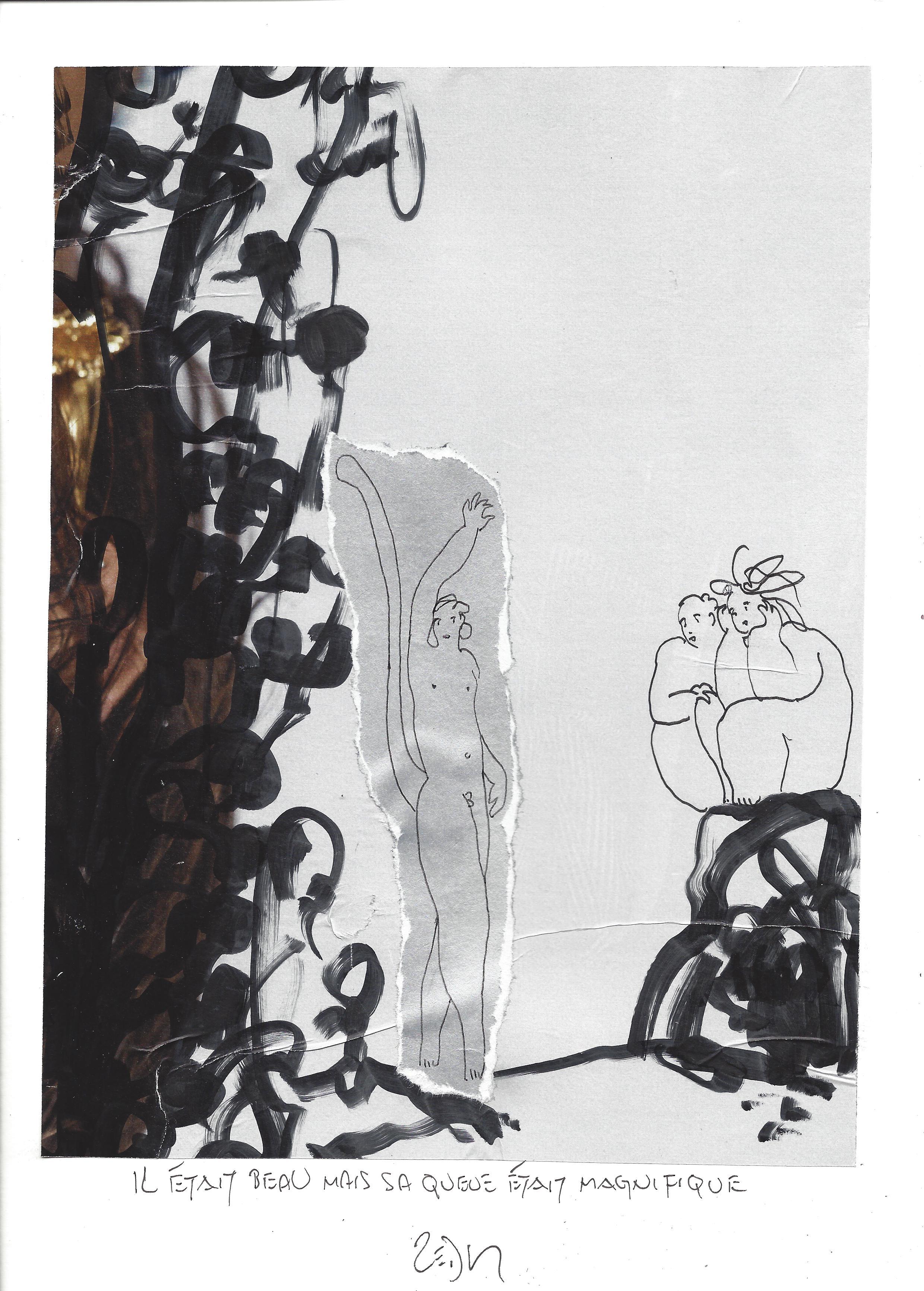 « He was beautiful, but his tail was magnificent – Il était beau mais sa queue était magnifique »