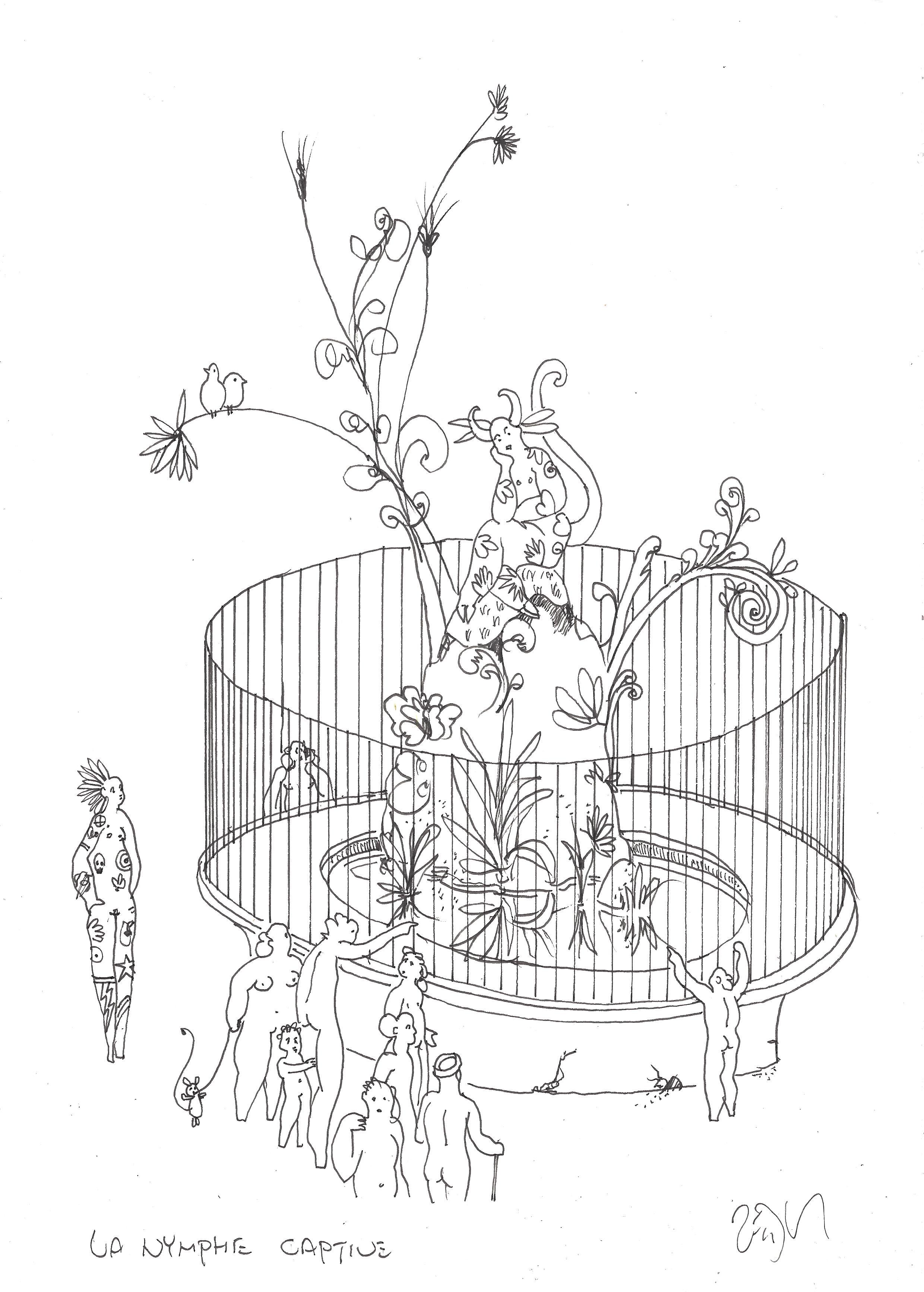 « The captive nymph – La nymphe captive »