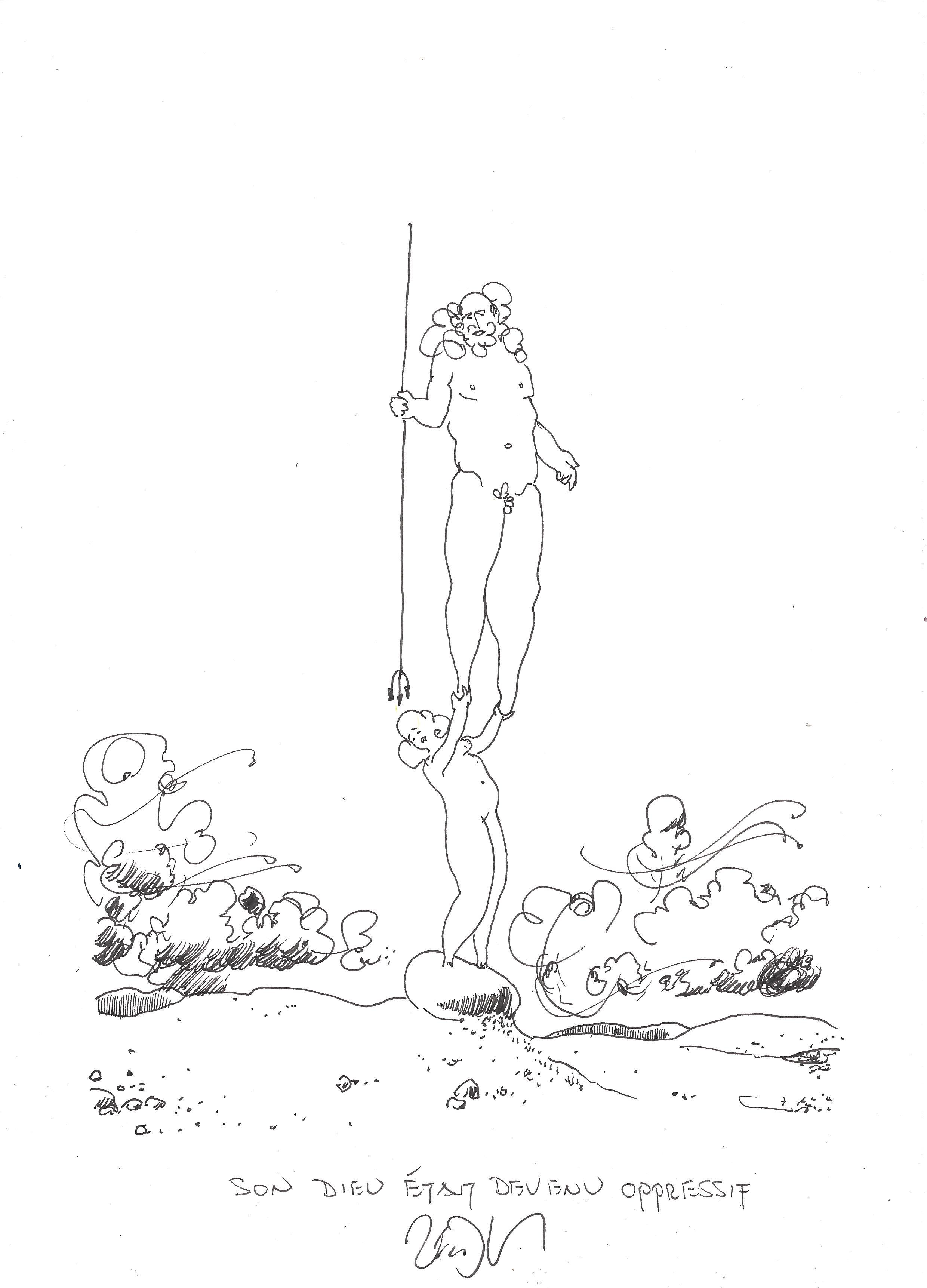 « Her god had become oppresive – Son dieu était devenu oppressif »