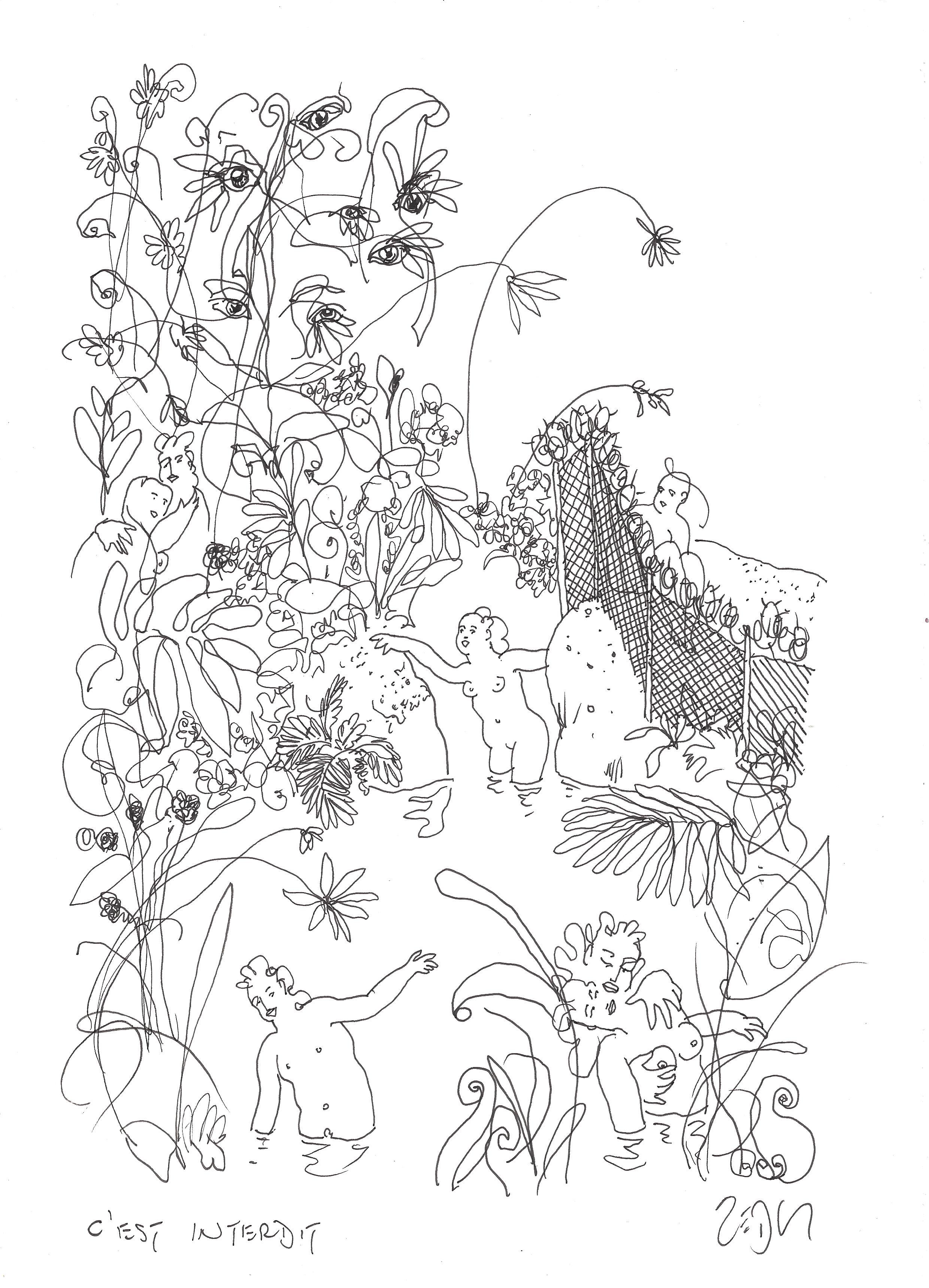 « It was forbidden – C’est interdit »