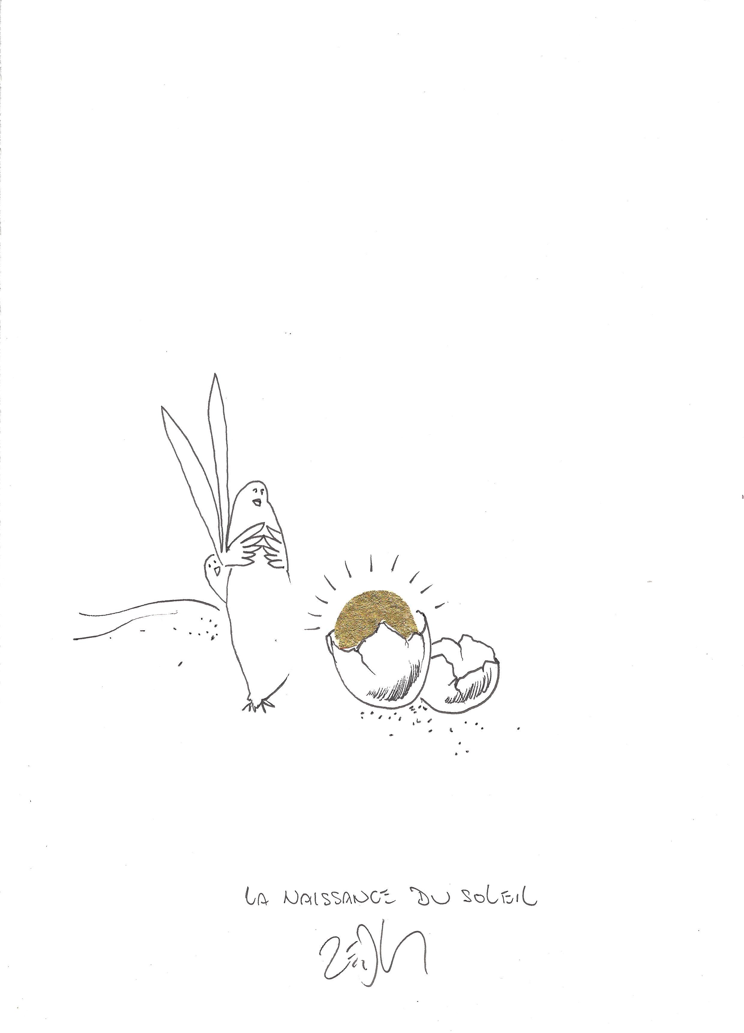 « The birth of the sun – La naissance du soleil »