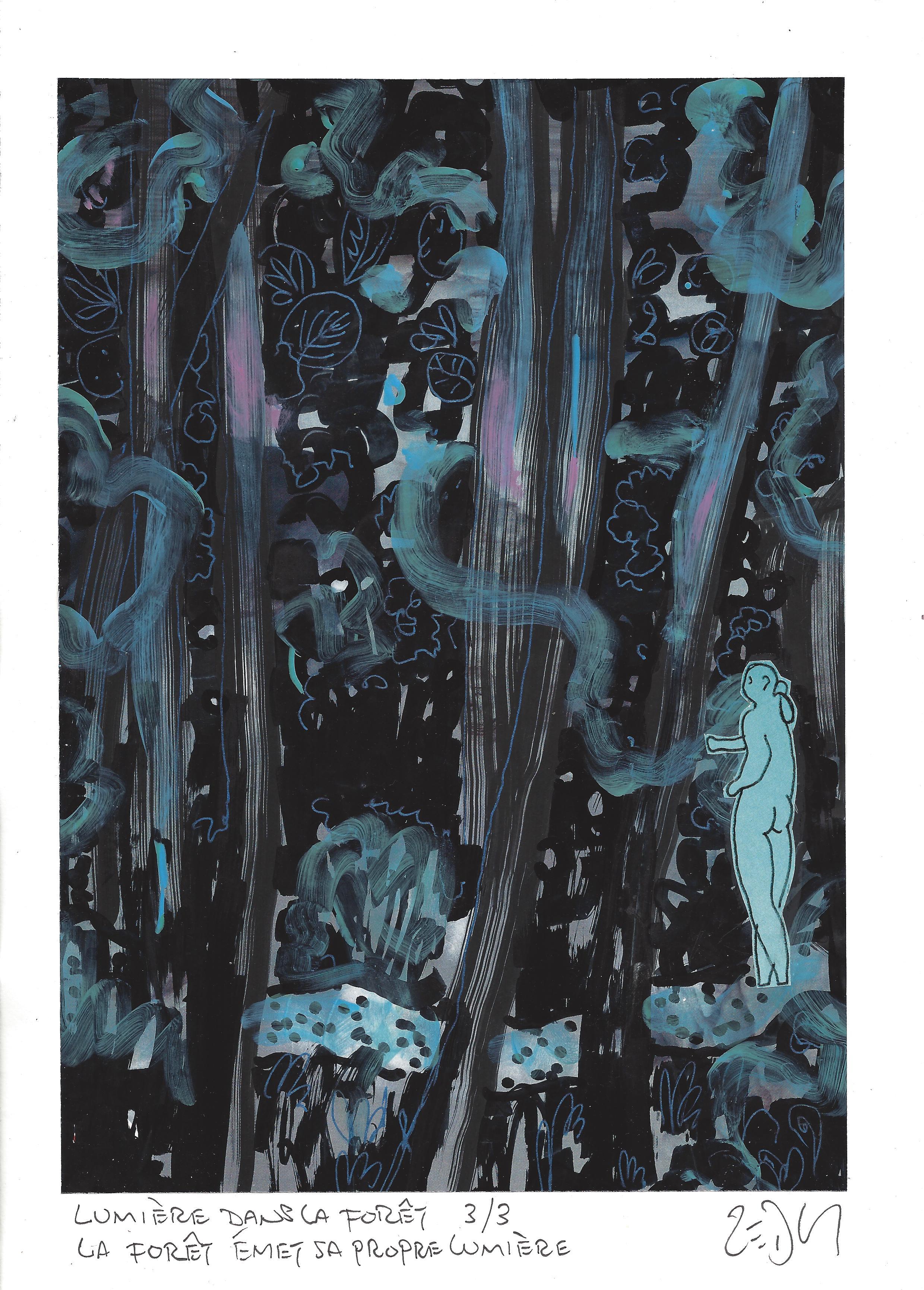 « Light in the forest 3/3 : The forest gives it’s own light – Lumière dans la forêt 3/3 : La forêt émet sa propre lumière »