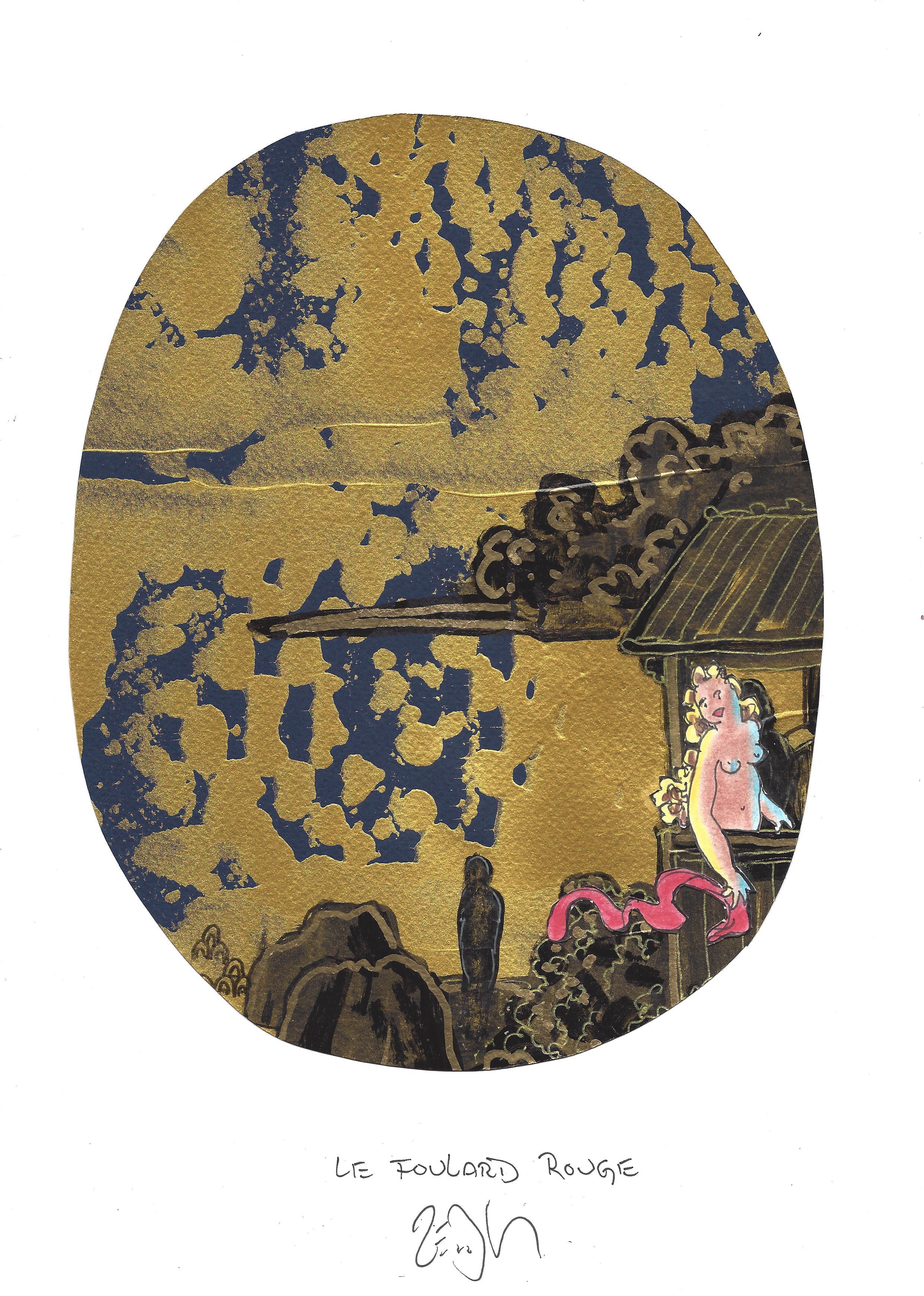 « The red scarf – Le foulard rouge »