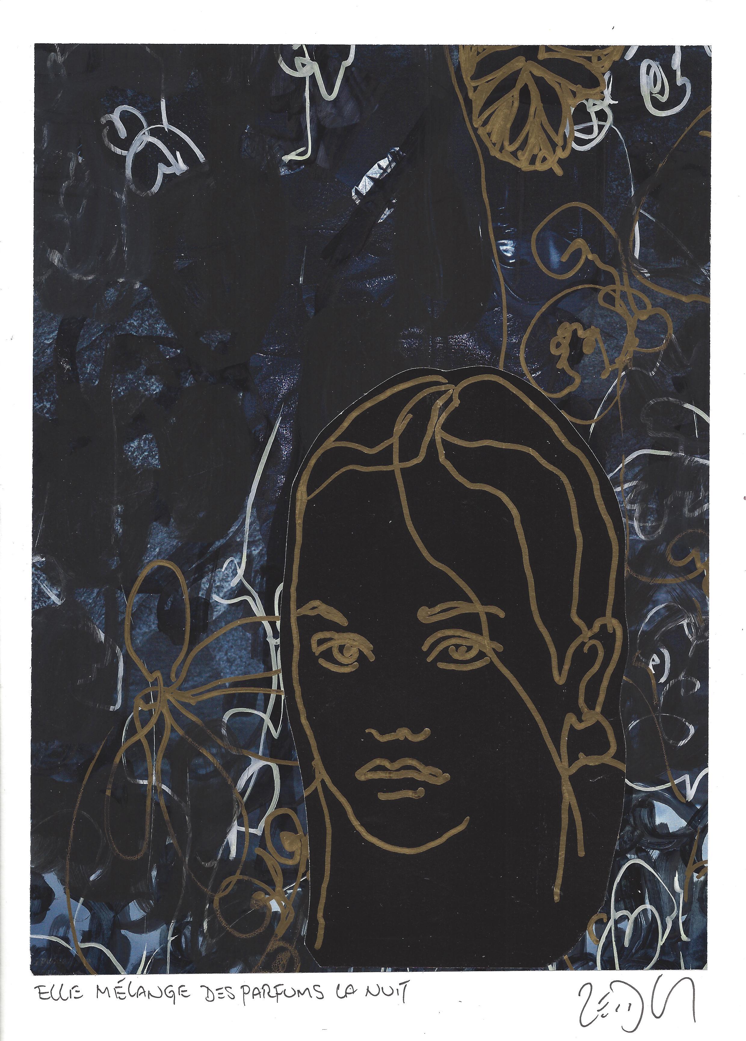 « She mixes perfumes at night – Elle mélange des parfums la nuit »