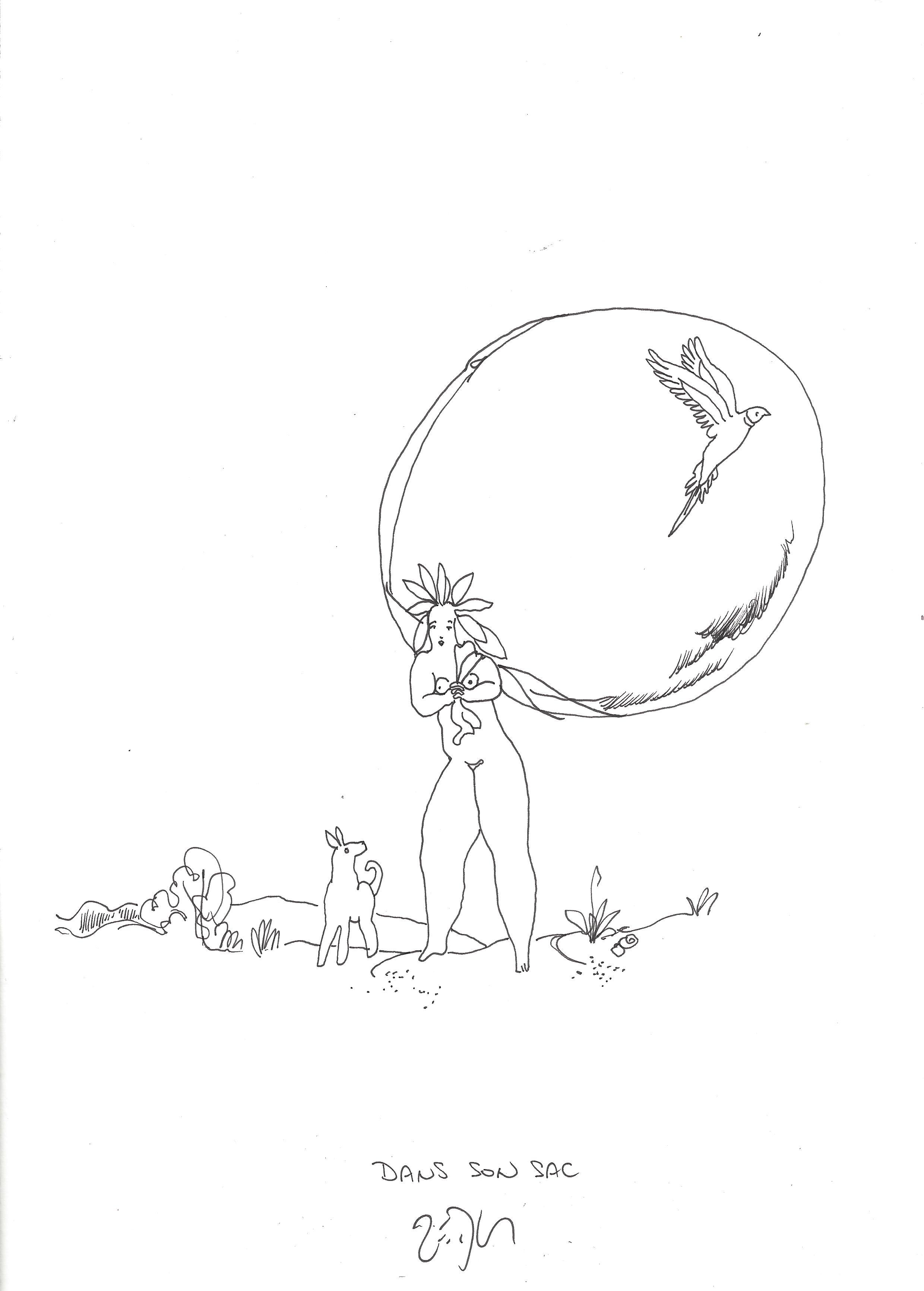 « In her bag – Dans son sac »