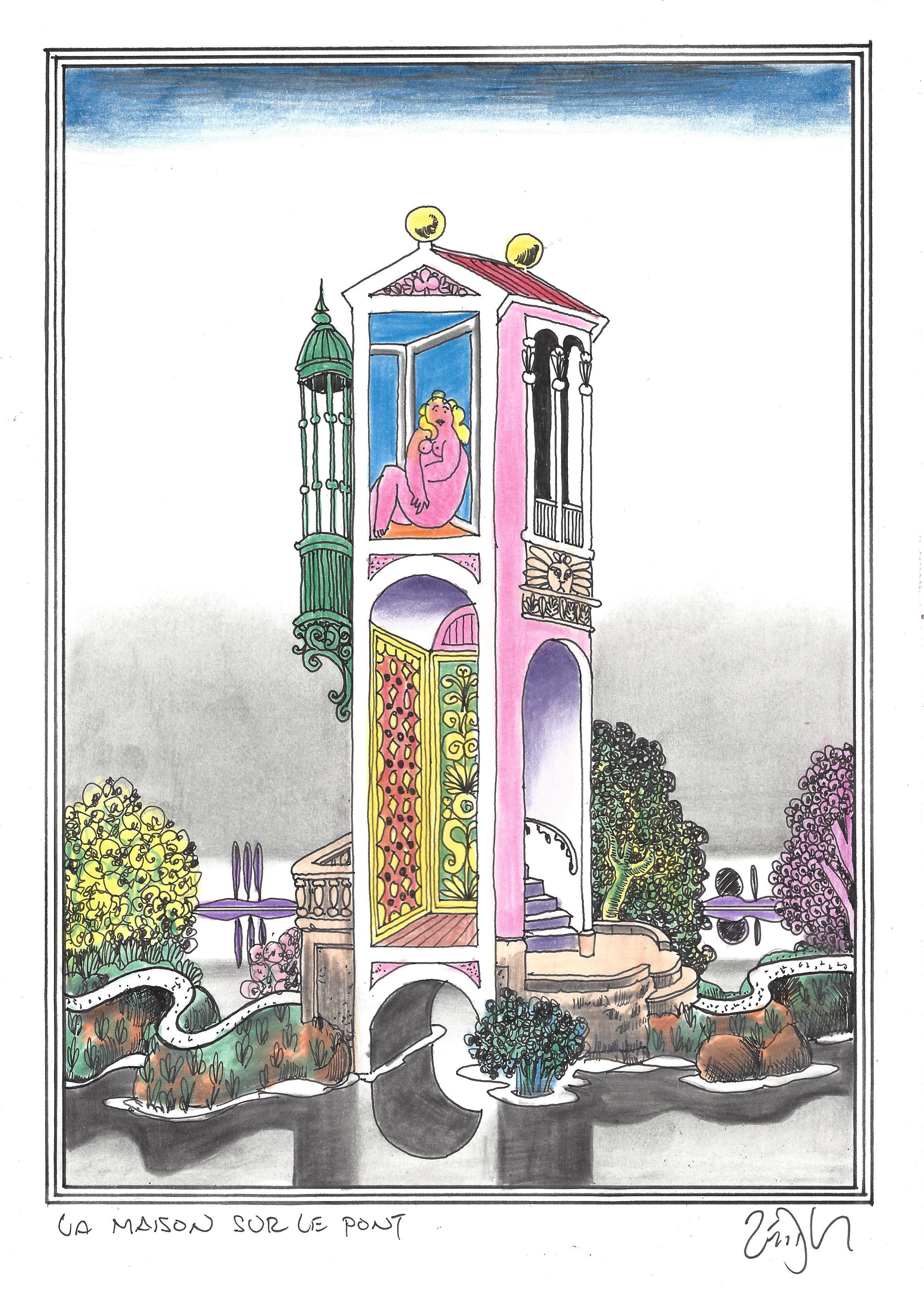 « The house on the bridge – La maison sur le pont »