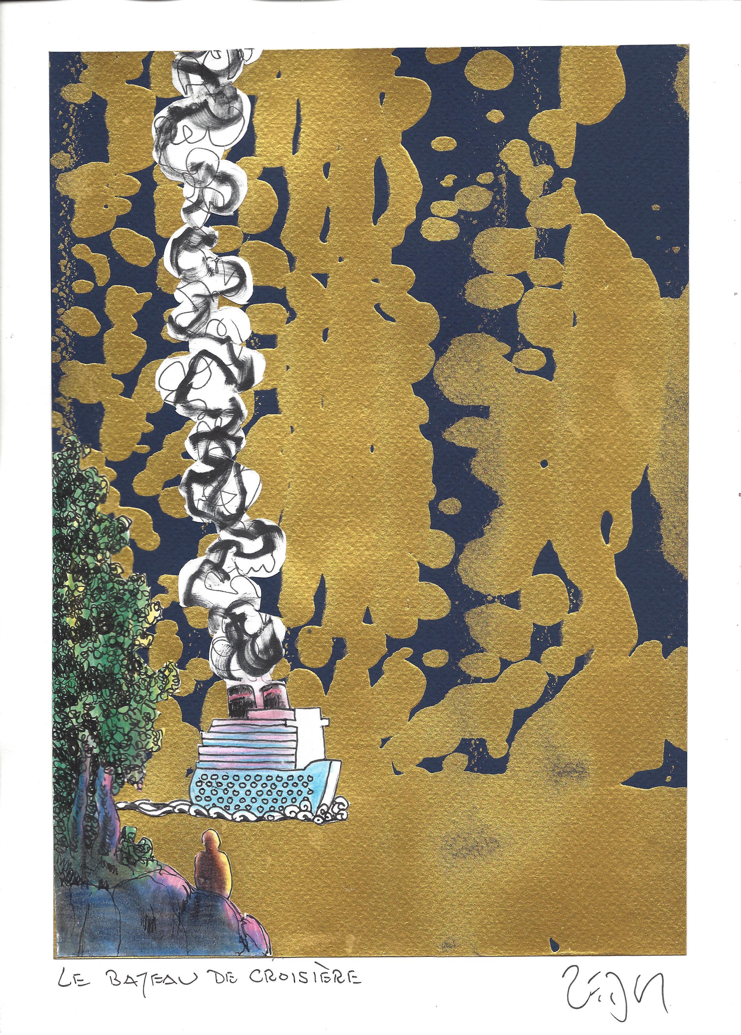 « The cruise ship – Le bateau de croisière »