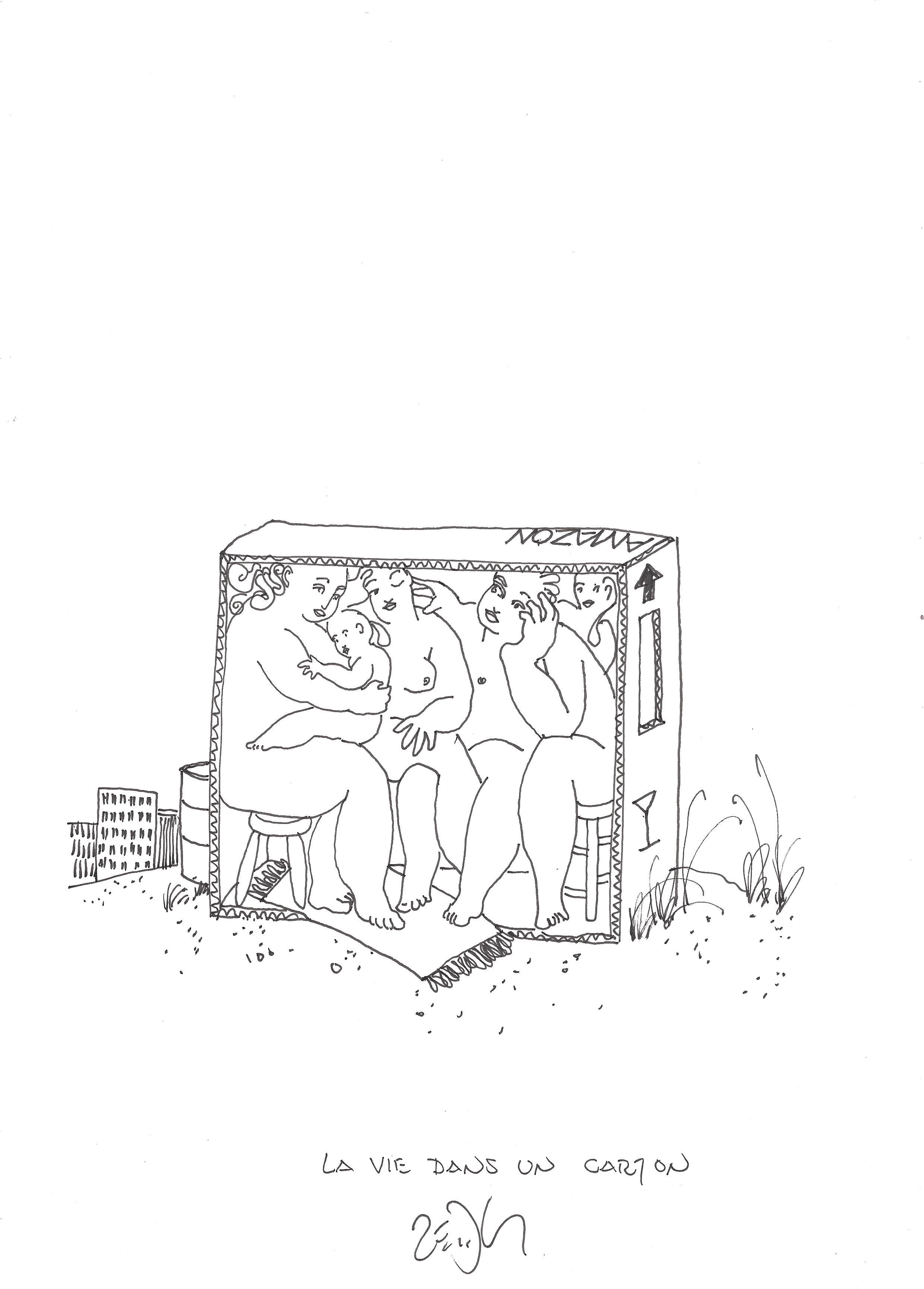 « Living in a box – La vie dans un carton »