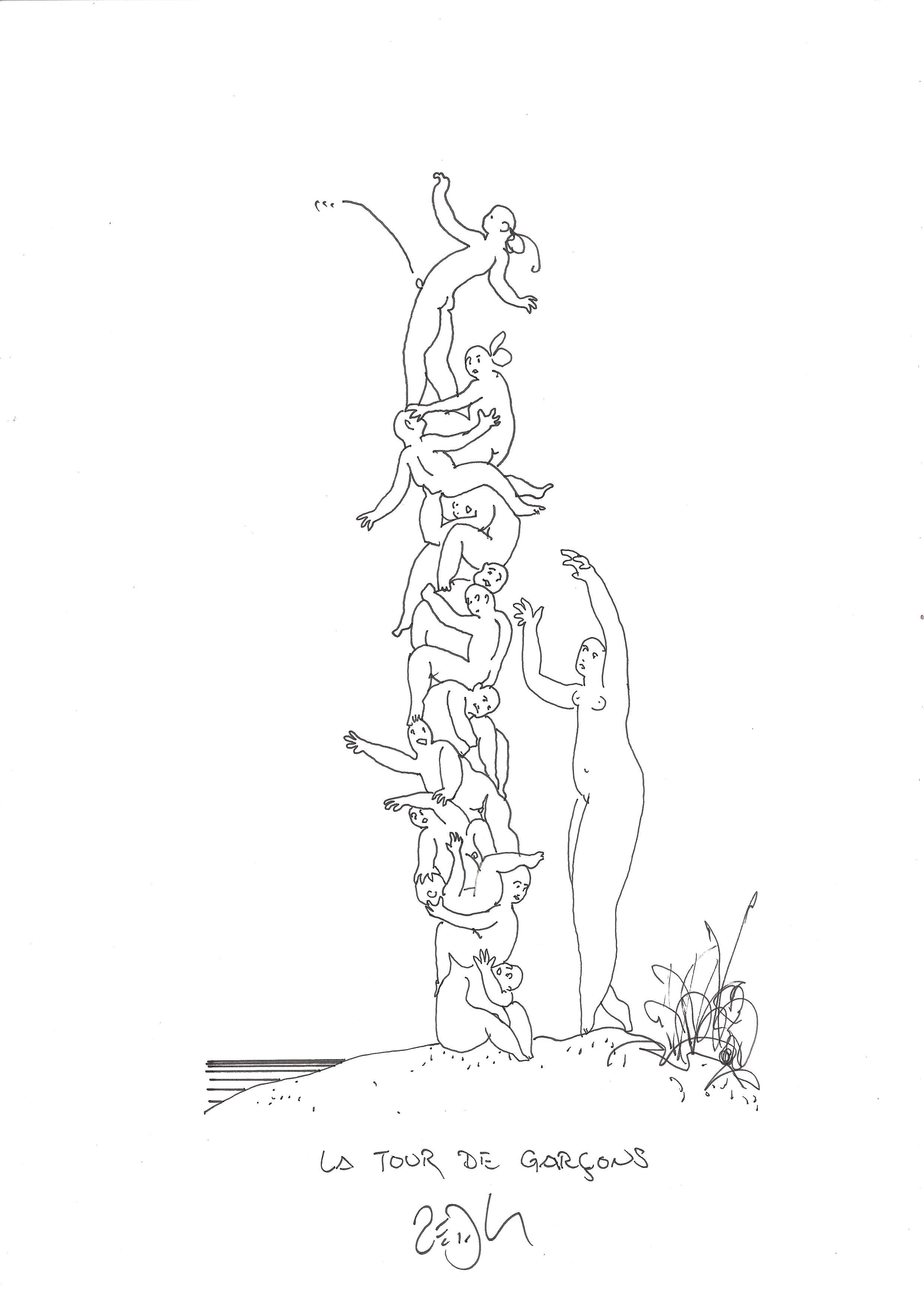 « Tower of boys – La tour des garçons »