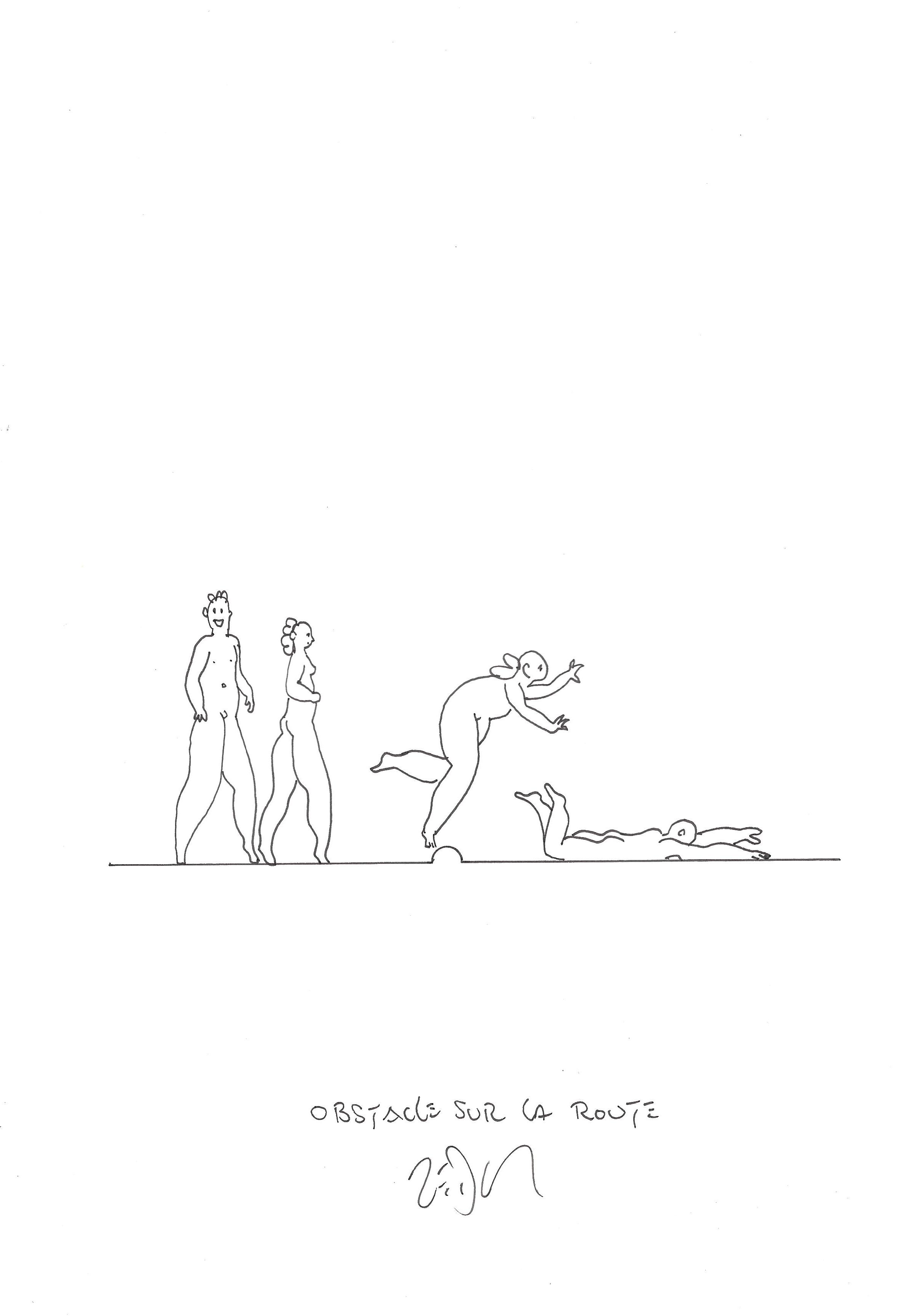 « Bump in the road – Obstacle sur la route »