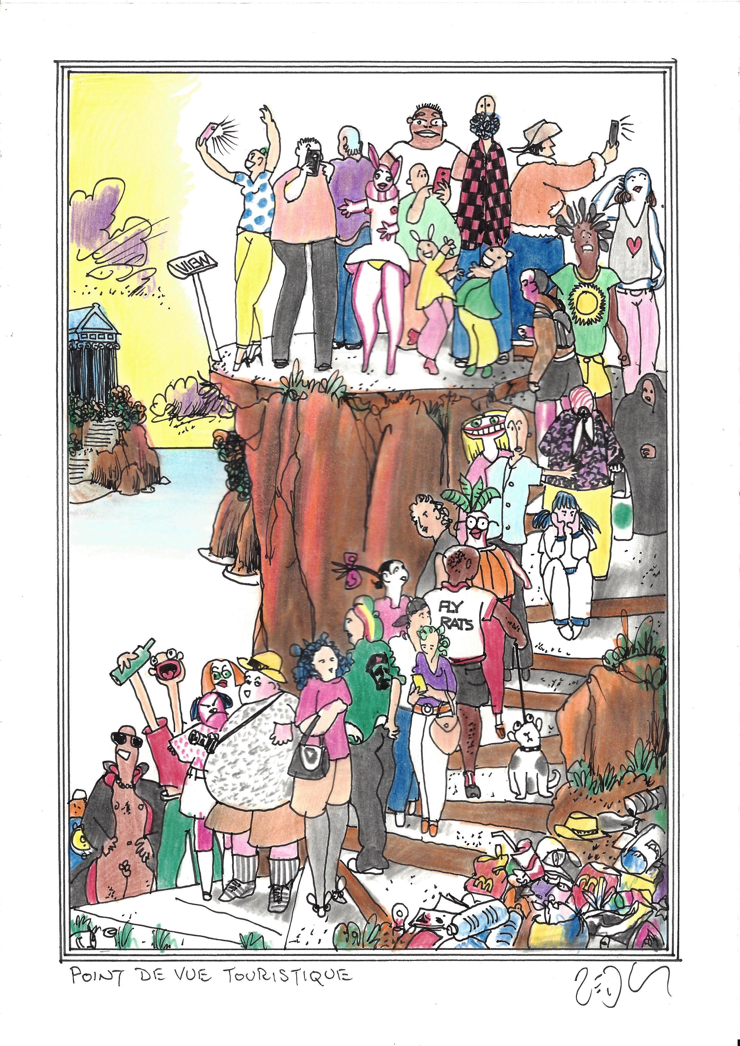 « Tourist viewpoint – Point de vue touristique »