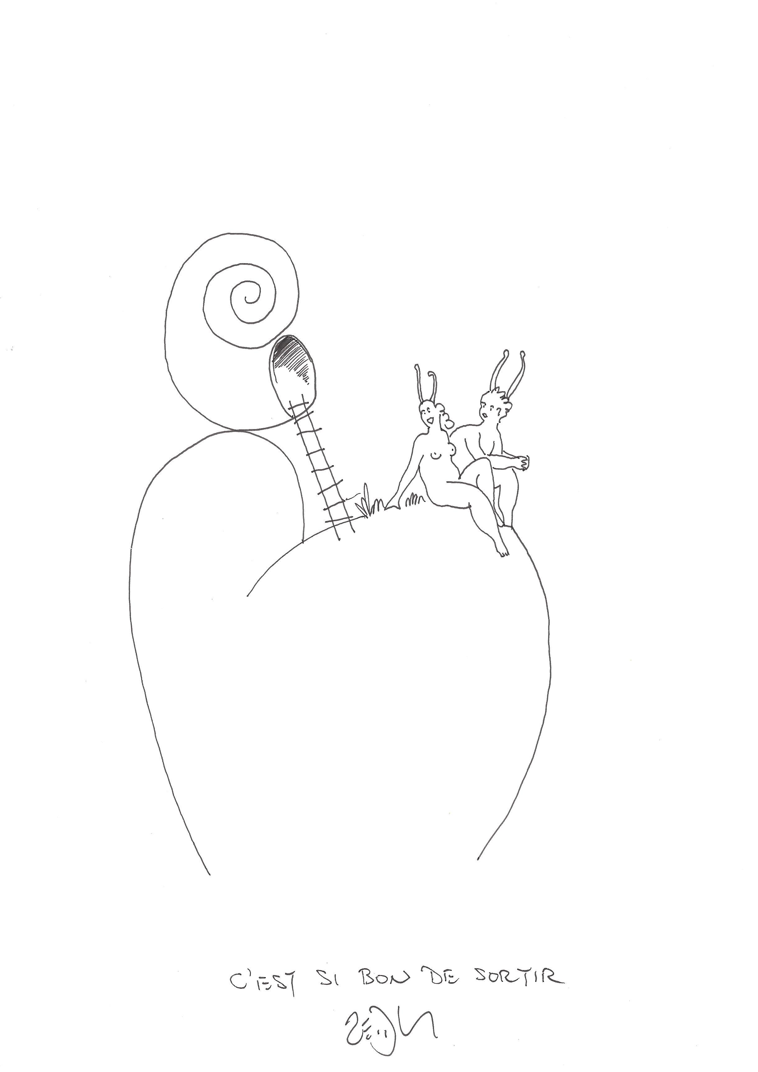 « Nice to get out – C’est si bon de sortir »