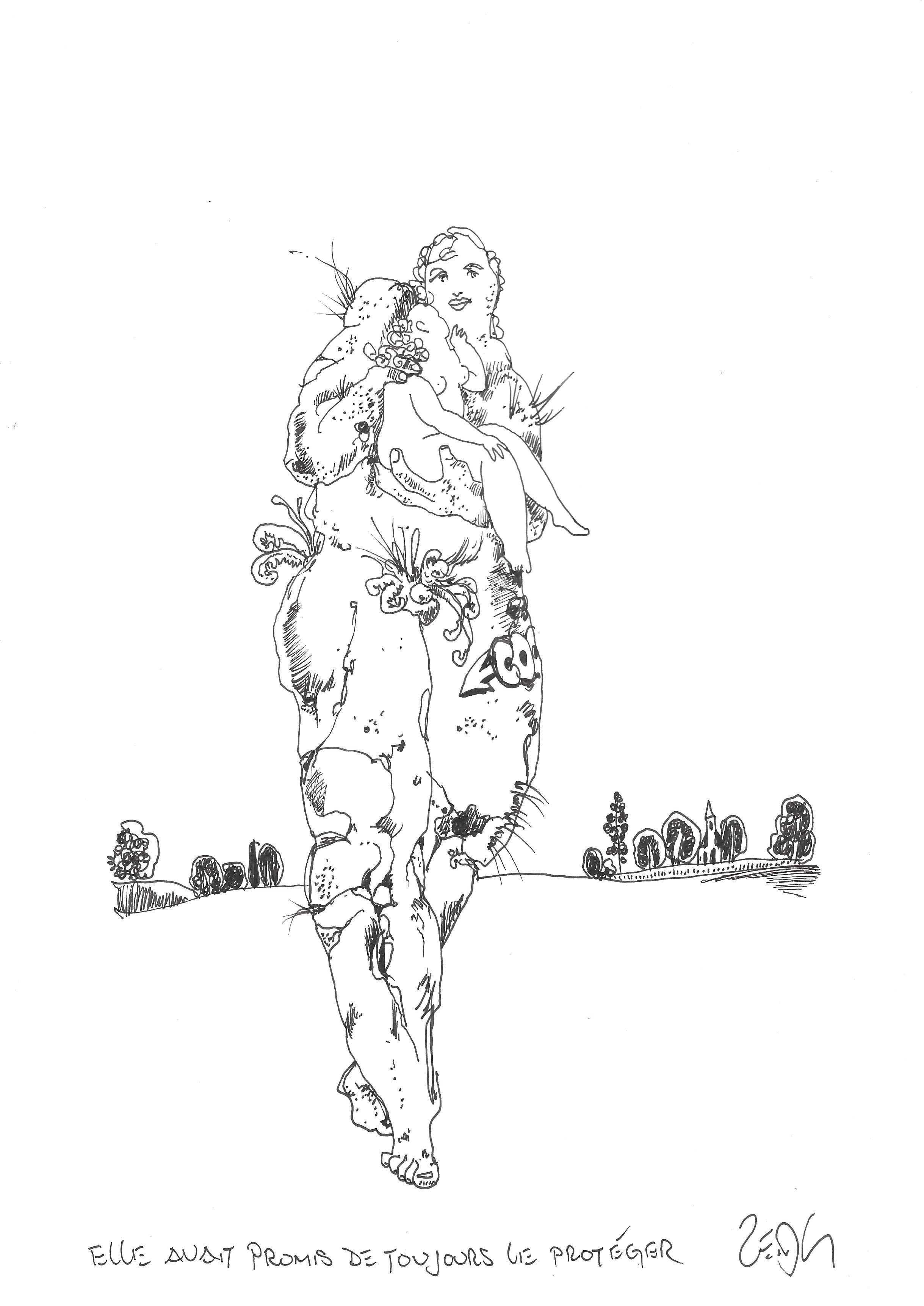 « She promised to always protect him – Elle avait promis de toujours le protéger »