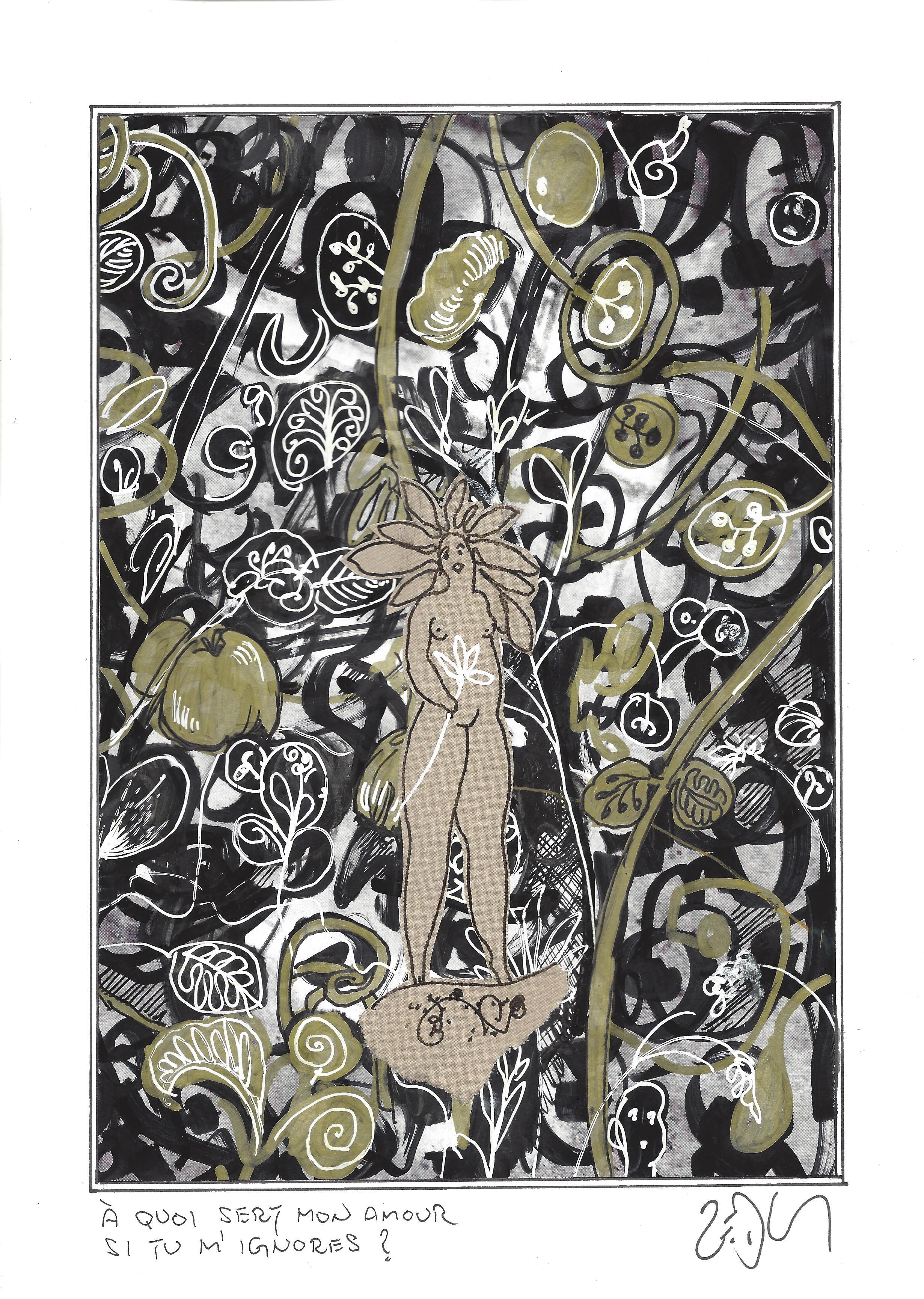 « What use is my love, if you just pass me by ? – À quoi sert mon amour si tu m’ignores ? »