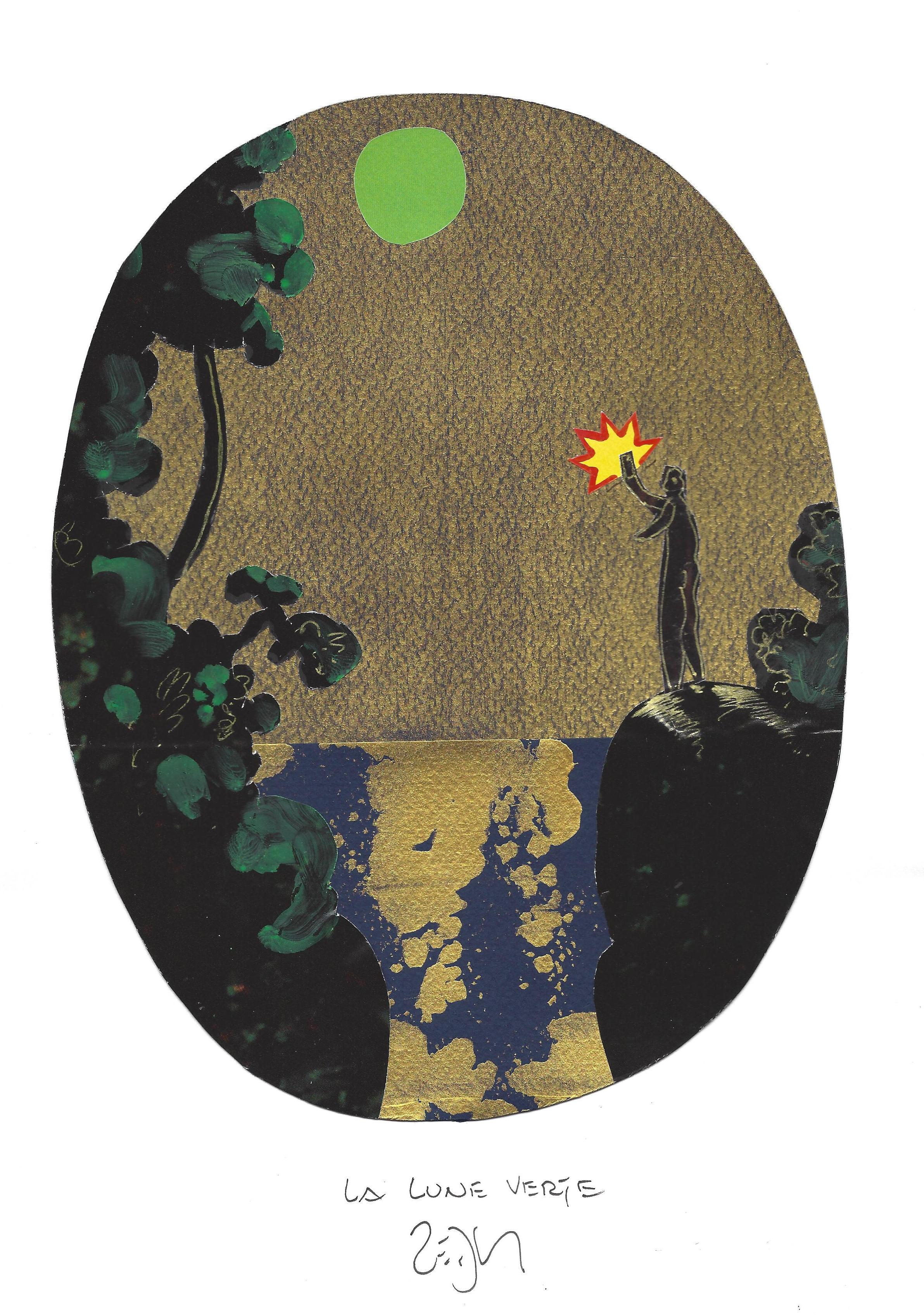 « The green moon – La lune verte »