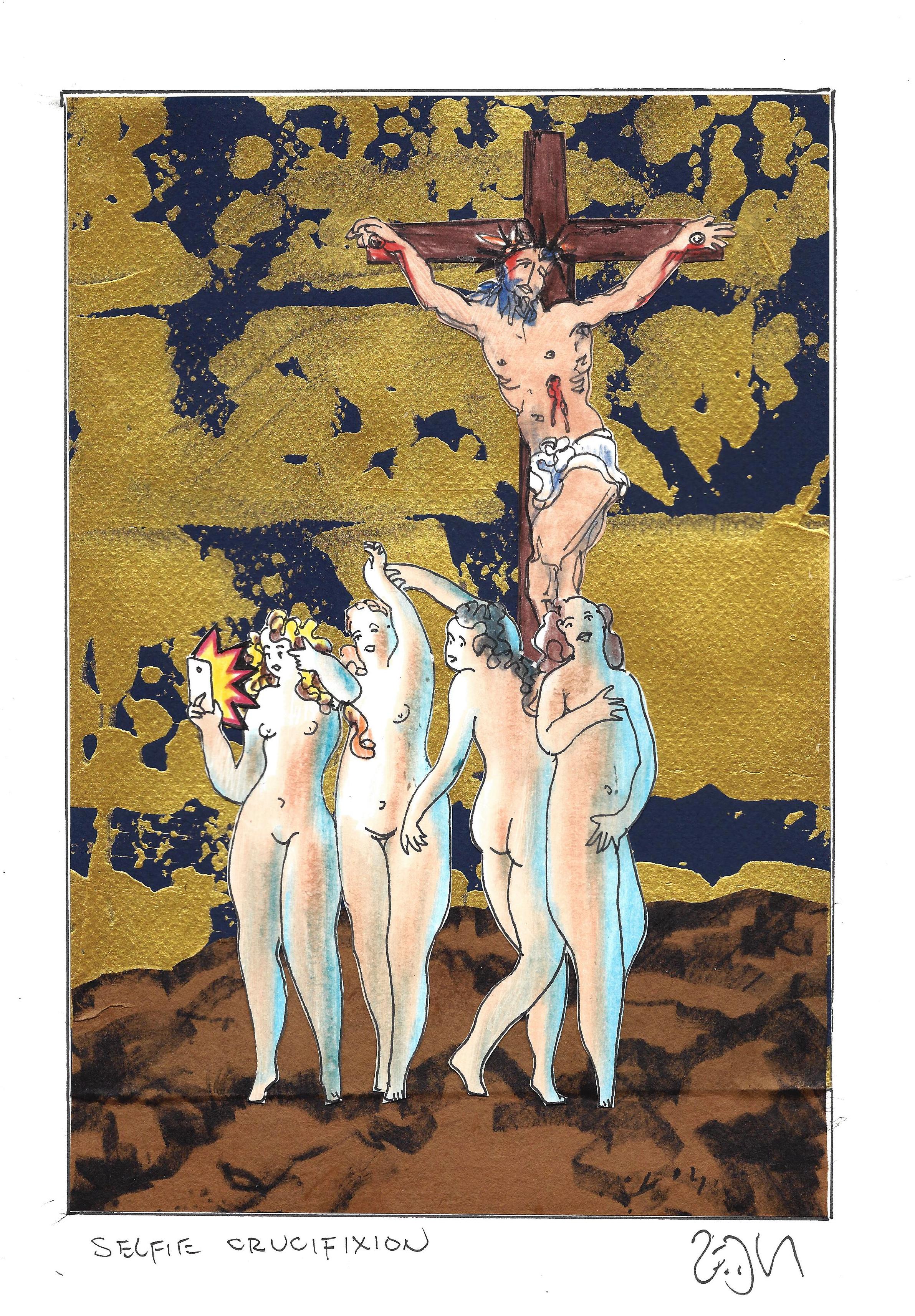 « Crucifixion selfie – Selfie crucifixion »