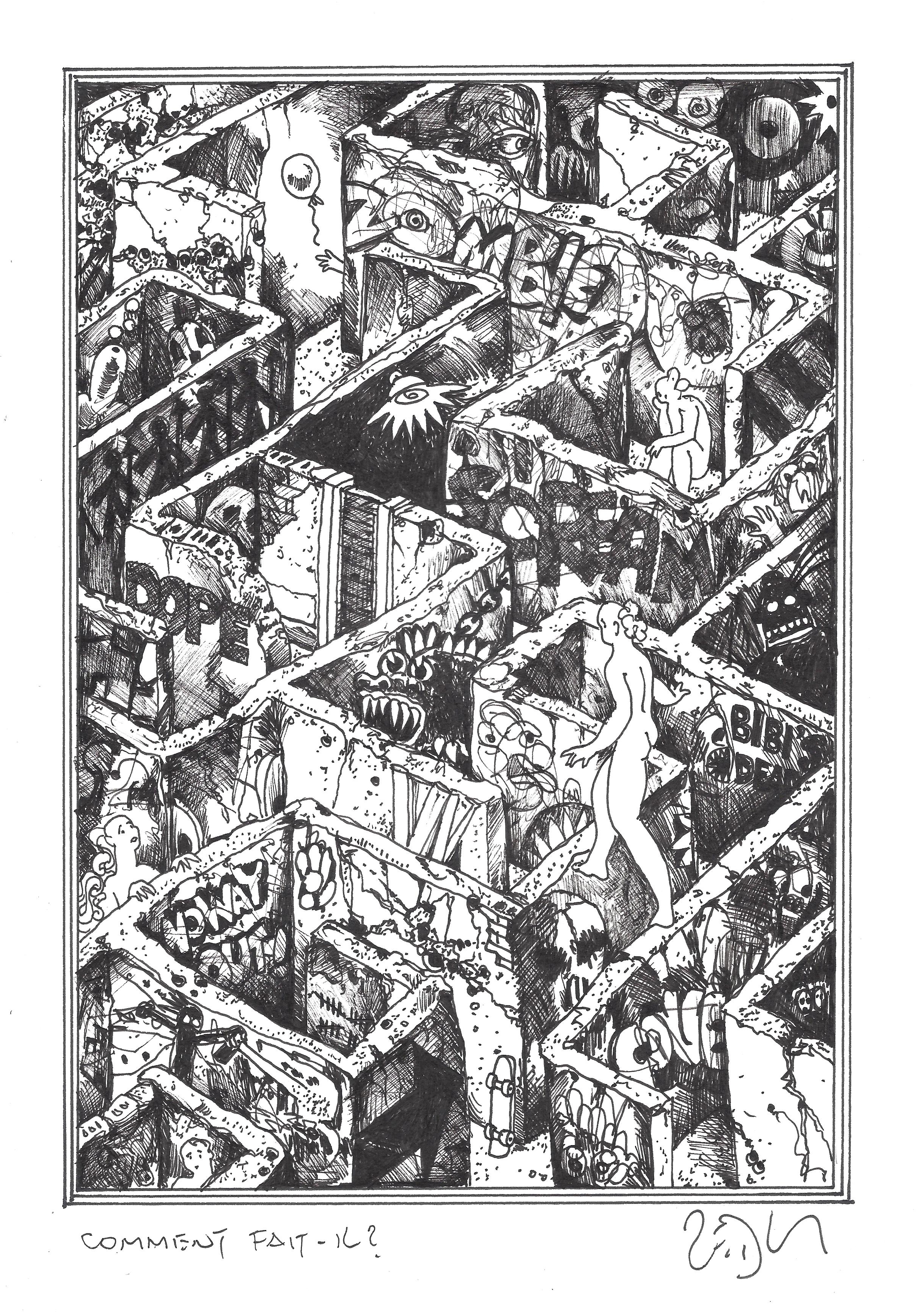 « How does he do that ? – Comment fait-il ? »